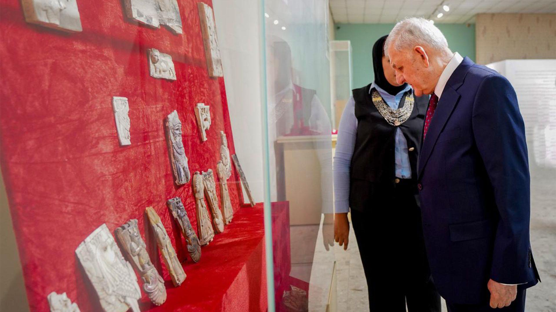 سەرۆک کۆمار سەردانی مۆزەخانەی عیراق دەکات