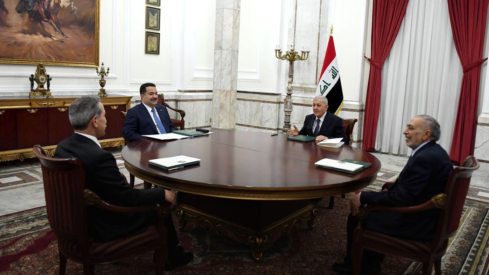 چوار سەرۆکایەتییەکەی عیراق لەسەر پرسی هەڵبژاردن کۆبوونەوە