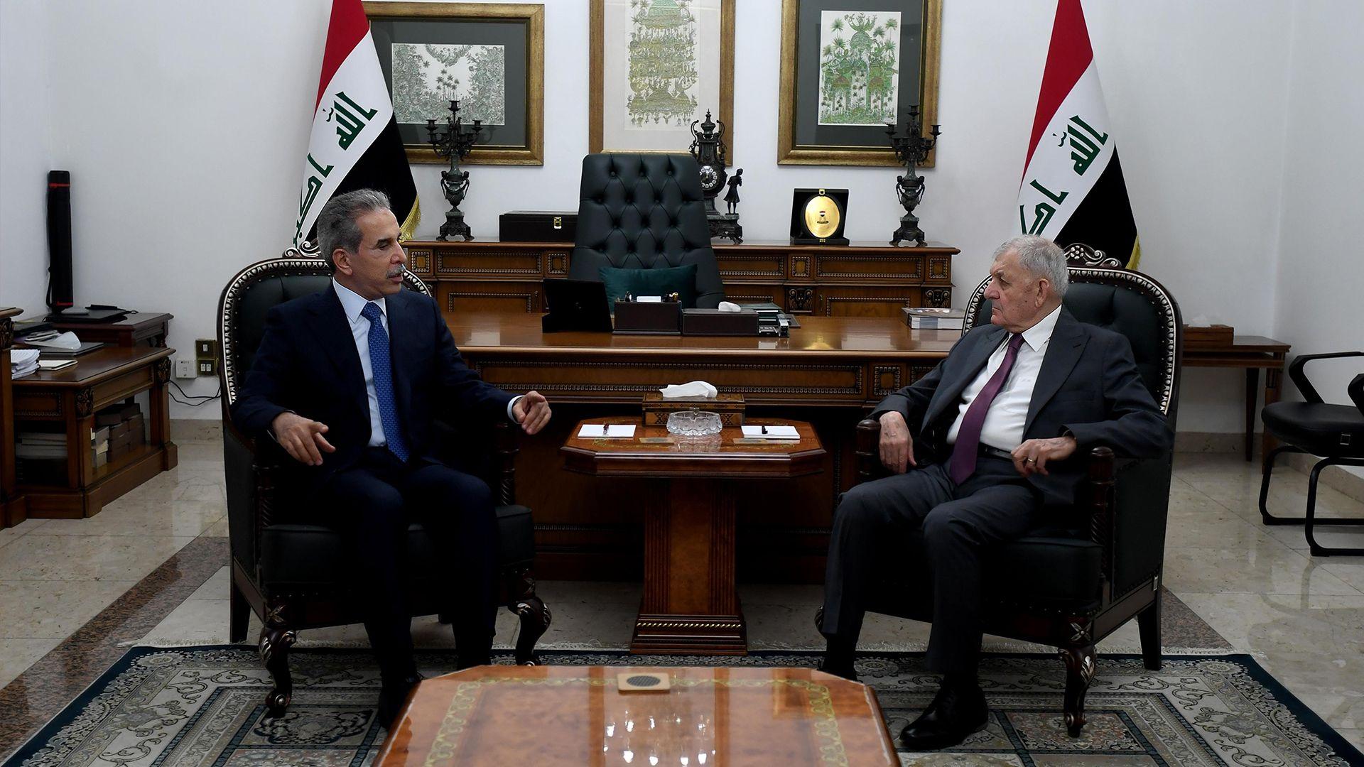 سەرۆک کۆمار پێشوازی له سەرۆکی ئەنجومەنی باڵای دادوەری کرد