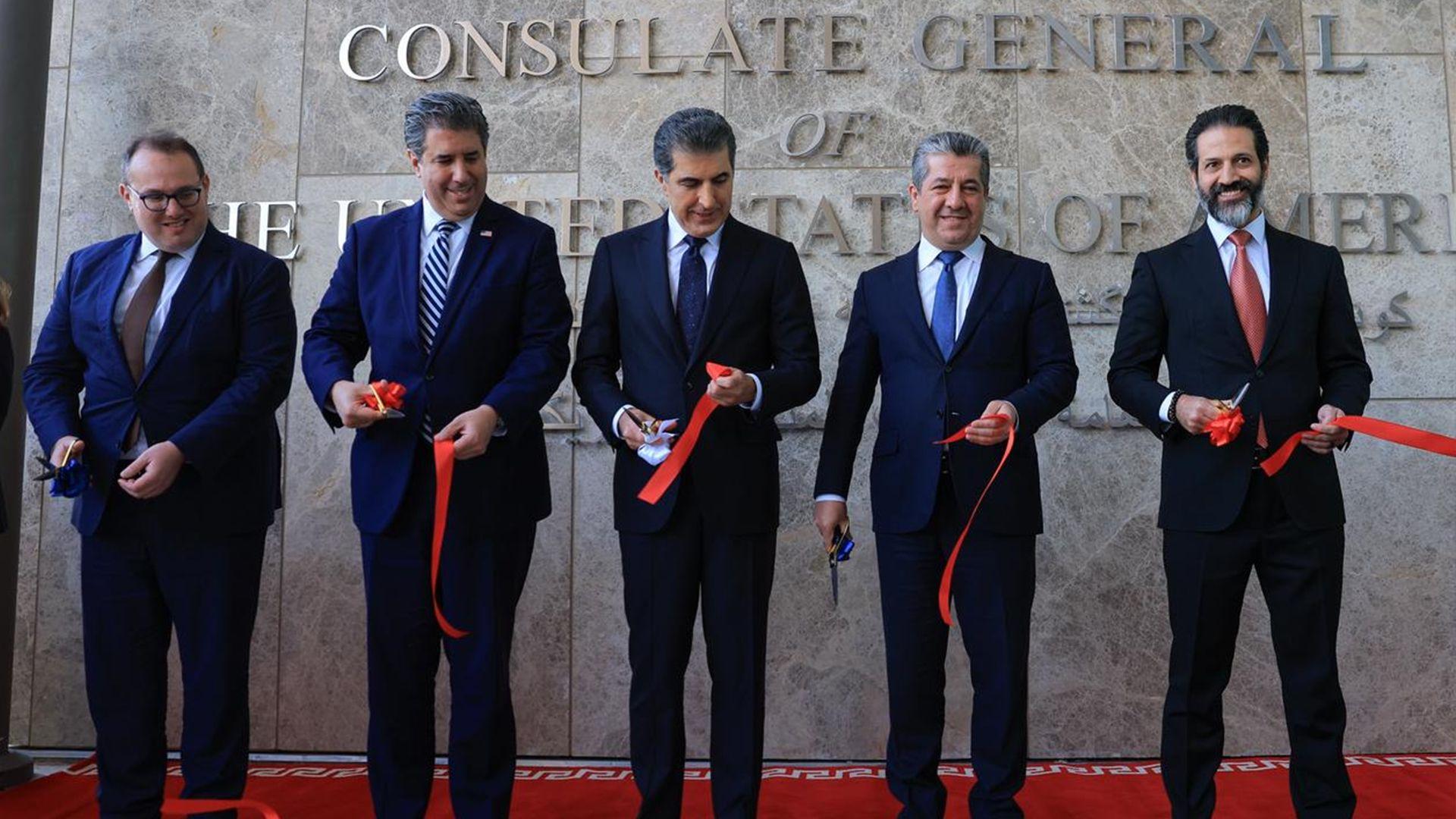 کونسوڵخانەی نوێی ئەمریکا لە هەرێمی کوردستان کرایەوە