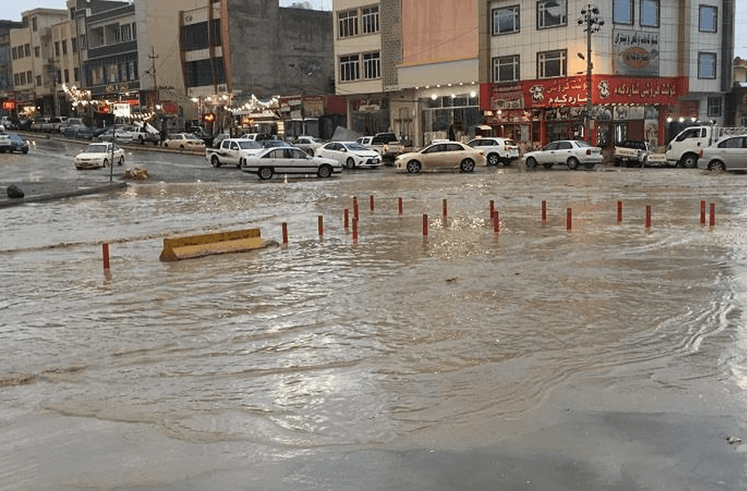 شارەوانیی سلێمانی: لەکاتی دروسبوونی لافاو پەیوەندی بە ژمارە 100ـەوە بکەن
