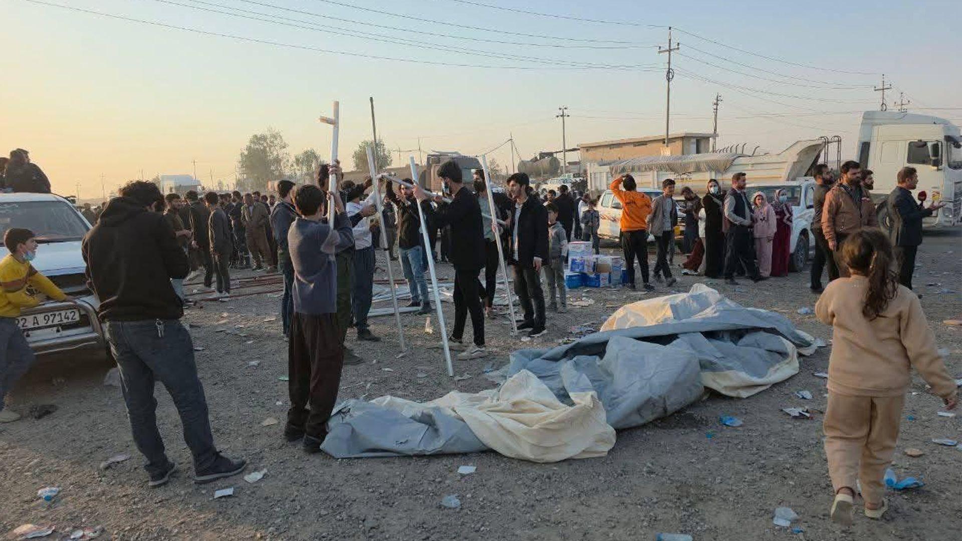 دانیشتوانی گوندی لاجان بە مەرج دەگەڕێنەوە بۆ گوندەكەیان