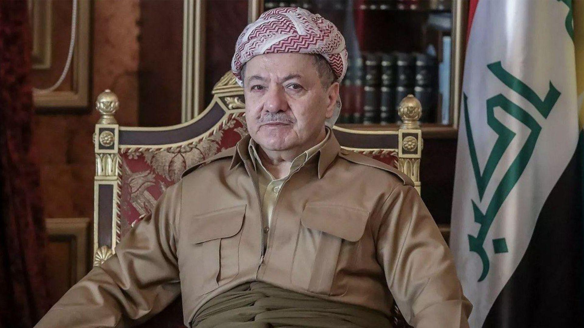 مەسعود بارزانی پێزانین بۆ تێڕوانینی ئەحمەد شەرع دەردەبڕێت