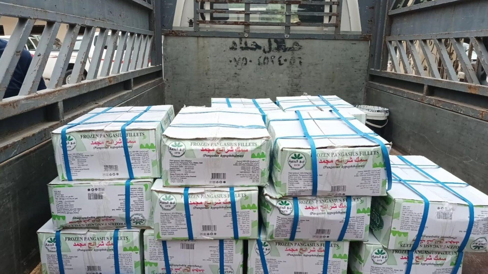لە سلێمانی دەست بەسەر 500 کیلۆگرام ماسی قەدەغەکراوی ڤێتنامیدا گیرا