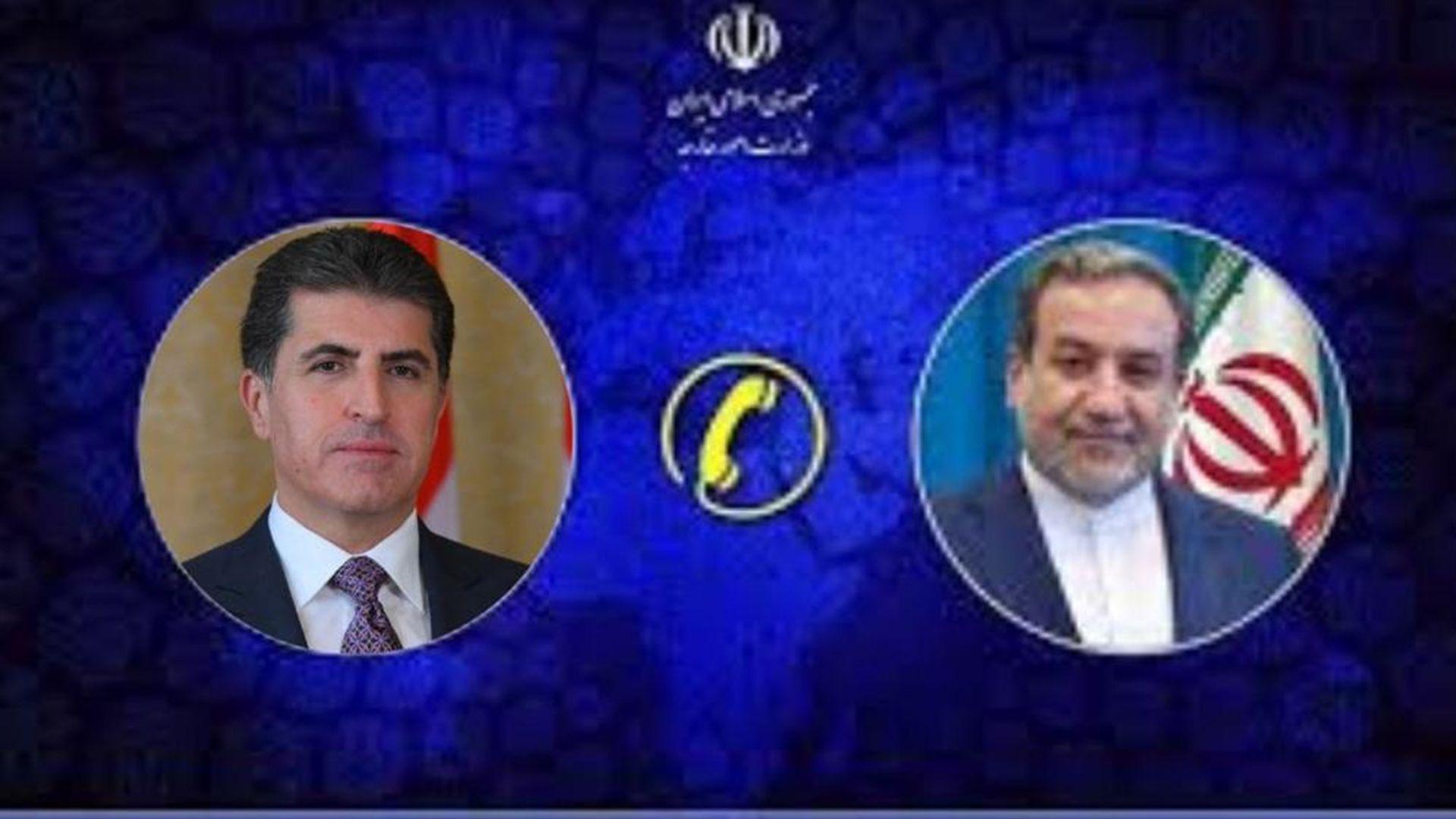 نێچیرڤان بارزانی و عەباس عراقچی پەیوەنییەکی تەلەفونیان ئەنجامدا