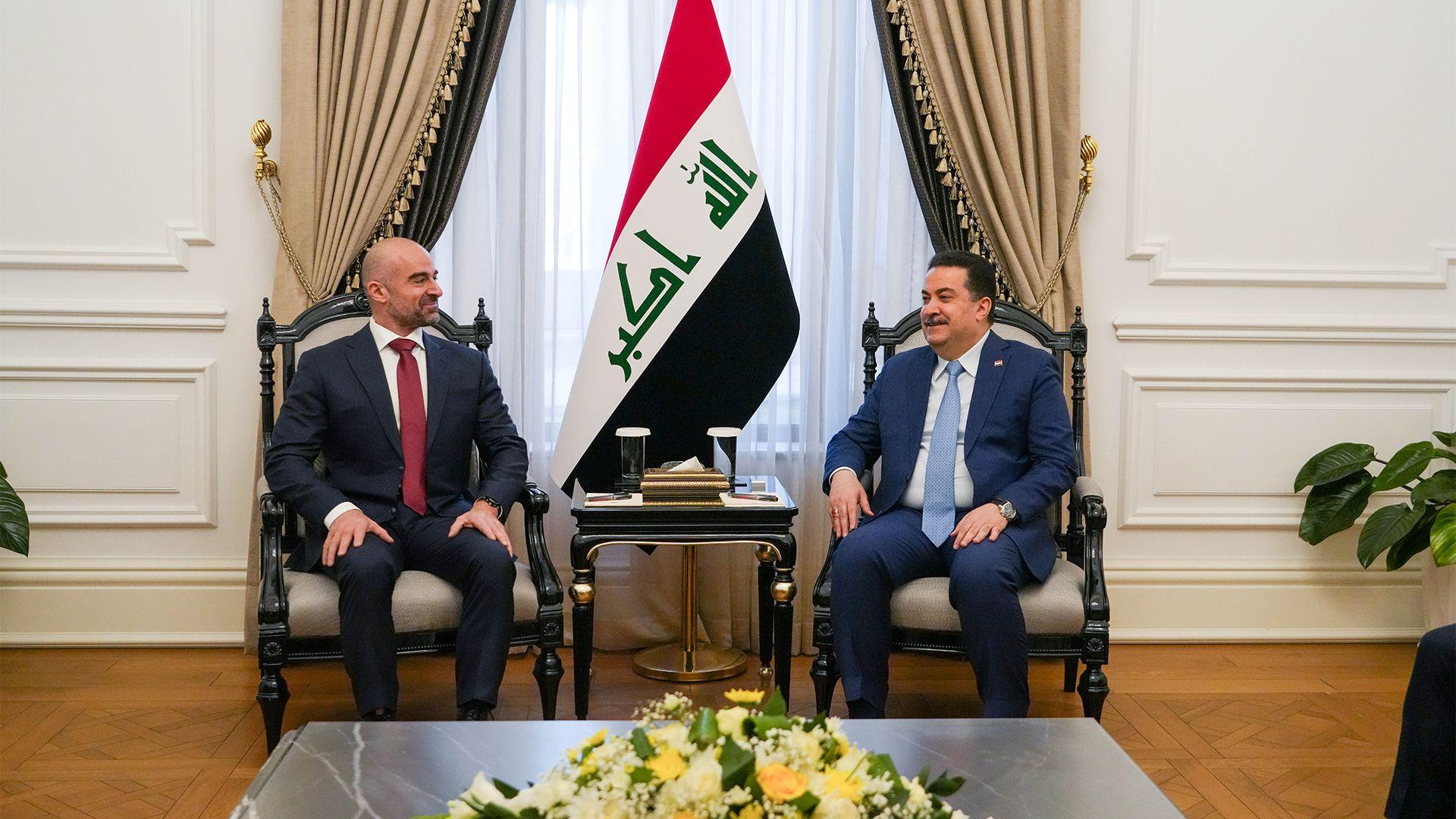 ناوەڕۆکی کۆبوونەوەی سەرۆکی یەکێتی و سەرۆک وەزیرانی عیراق