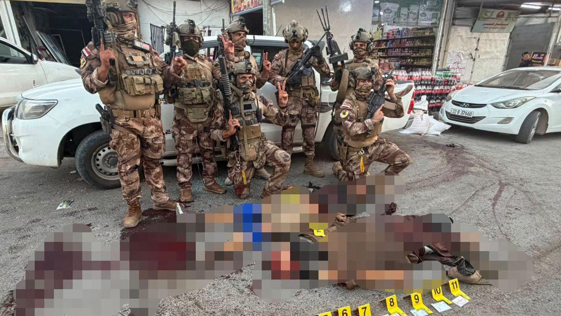 دژەتیرۆری عیراق پەلامارێكی خۆكوژیی داعشی بۆسەر مزگەوتێك لە پردێ پوچەڵكردەوە