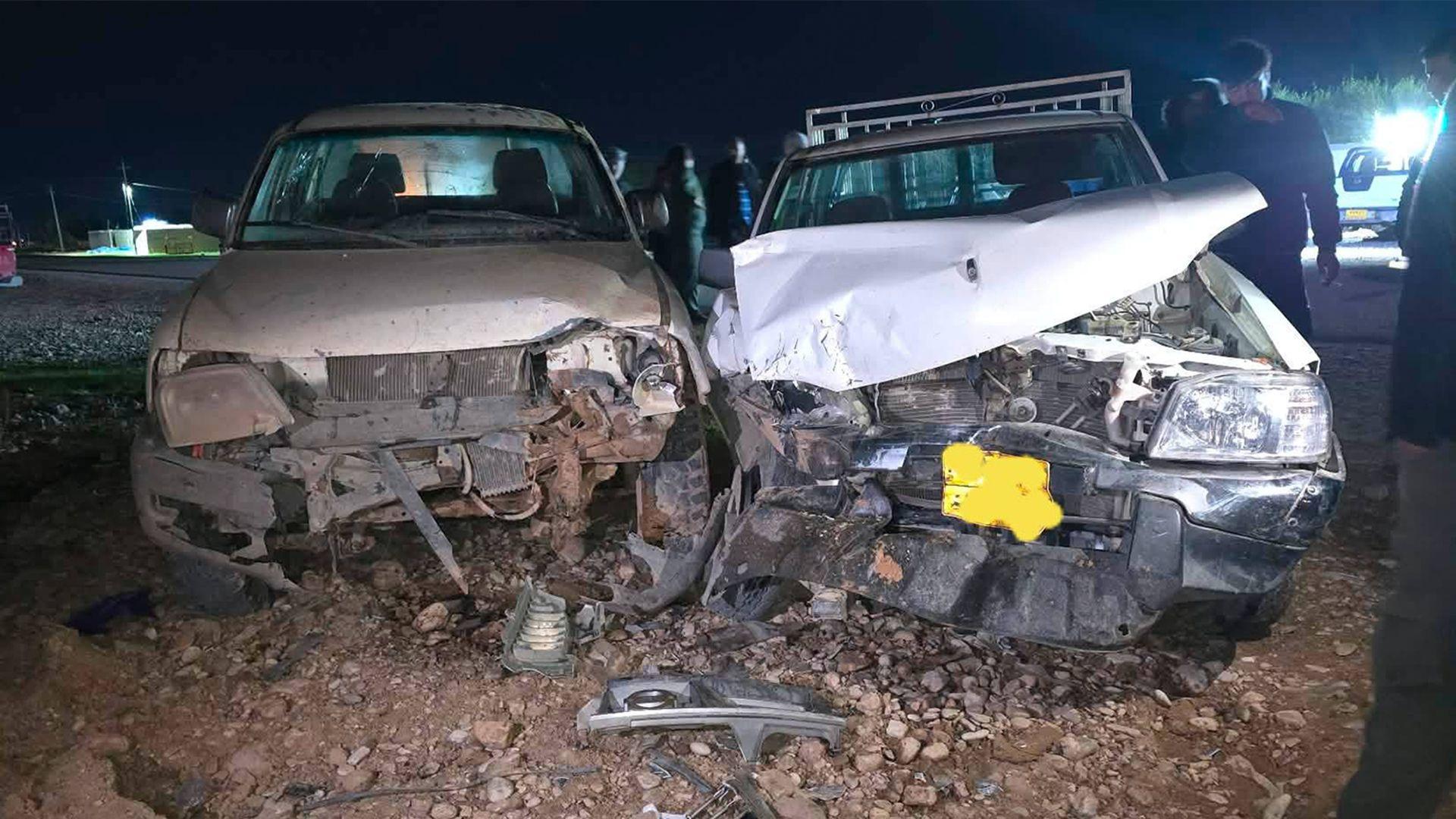  لە گەرمیان روداوێکی هاتوچۆ لە نێوان دوو پیکئابدا رویدا