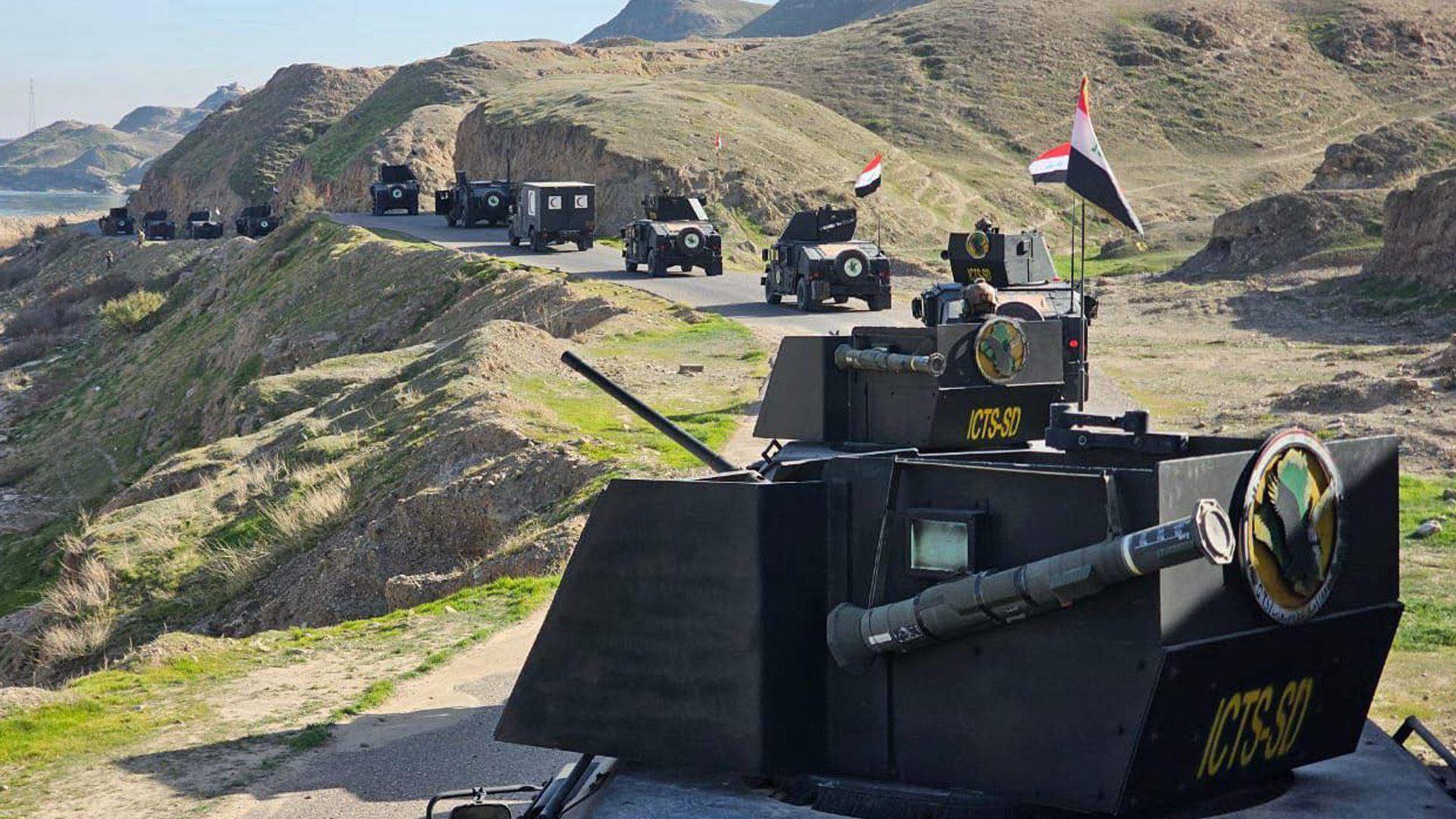 دژە تیرۆری عیراق: لە ئۆپۆاسیۆنێكدا لە چیای حەمرین حەوت تیرۆریستی داعش كوژران
