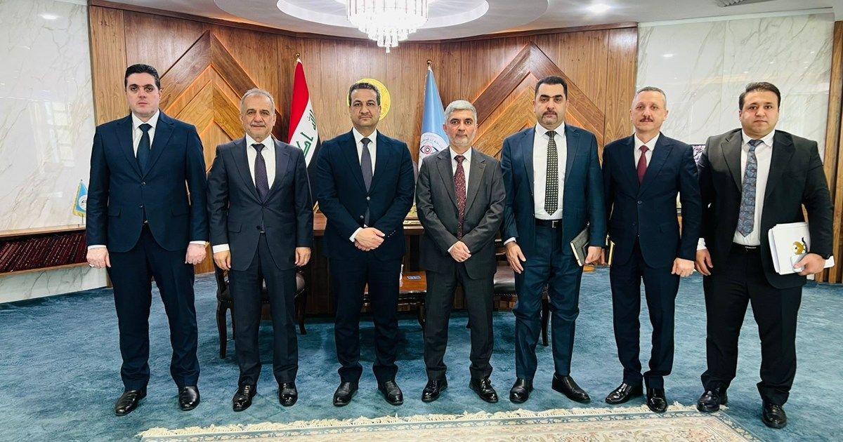 وەفدێكی ئەنجومەنی راژەی هەرێم لەگەڵ دیوانی چاودێری دارایی عیراق كۆبووەوە
