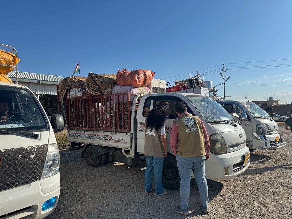 وەزارەتی کۆچ و کۆچبەران: ١٨١ ئاوارەی ئێزدی لە دھۆکەوە گەڕانەوە شەنگال
