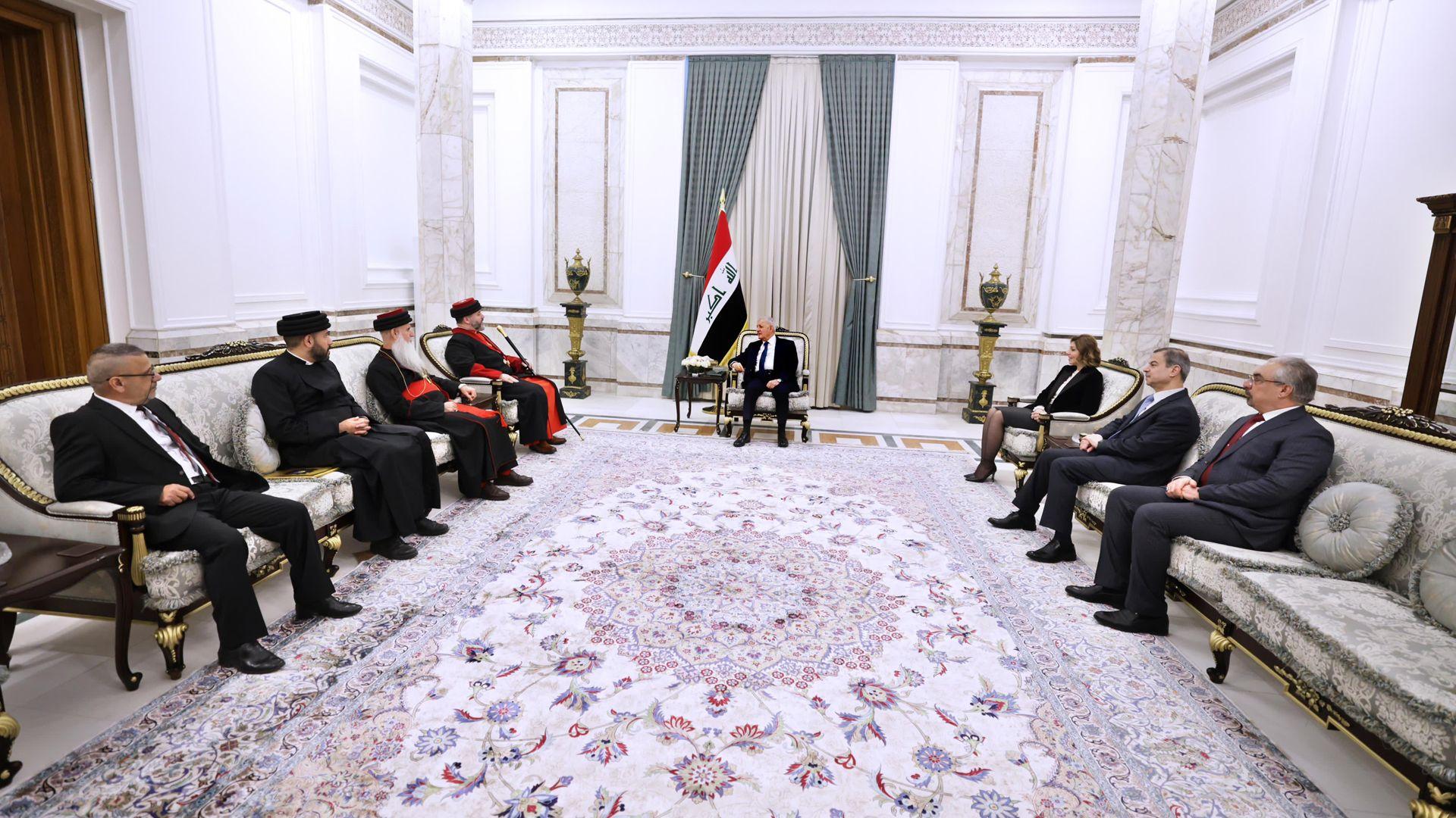 سەرۆک کۆمار: جەخت لە دەستەبەرکردنی مافی پێکهاتەکان دەکەینەوە