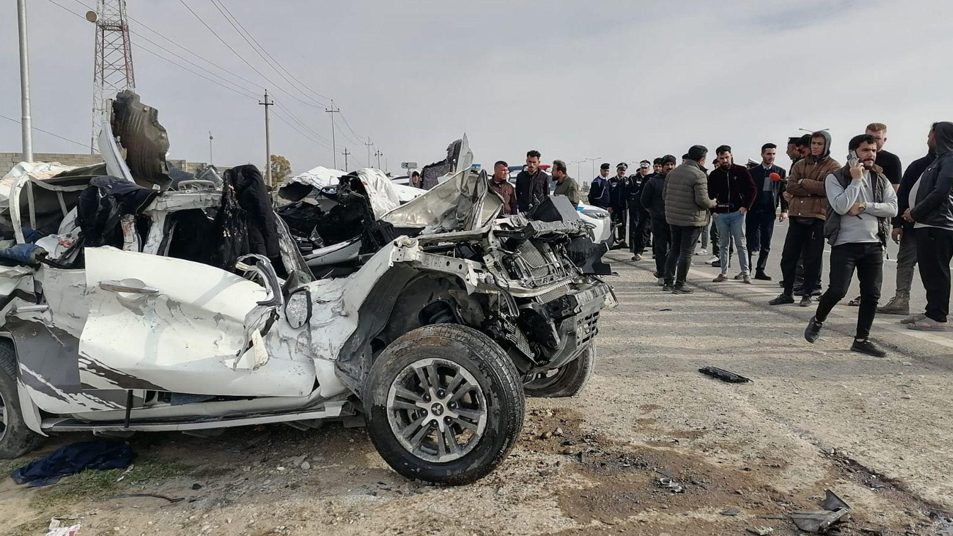 لە روداوێکی هاتوچۆدا چوار کەس گیانیان لەدەستدا