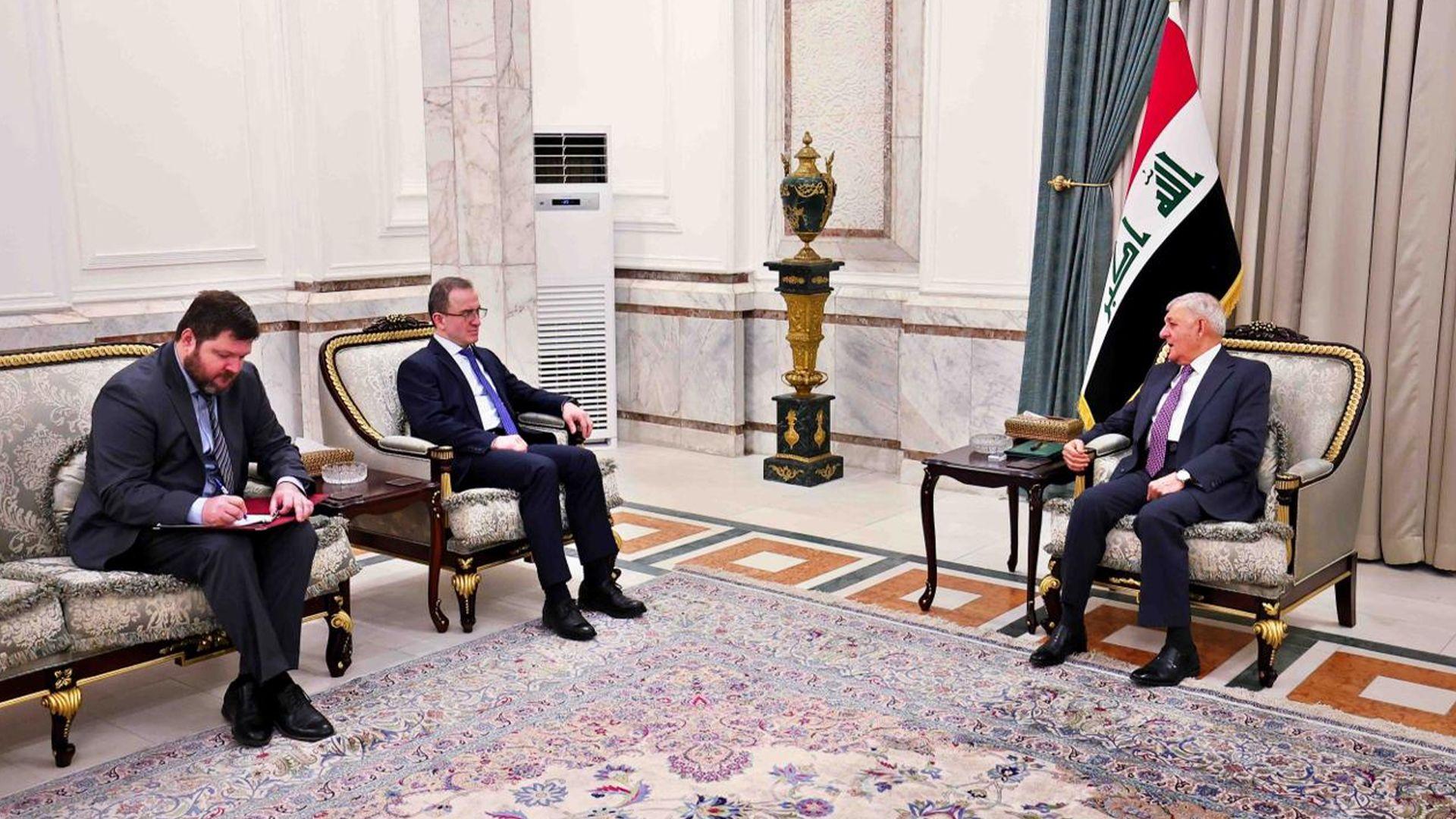 سەرۆک کۆمار پێشوازی لەباڵیۆزی روسیا کرد