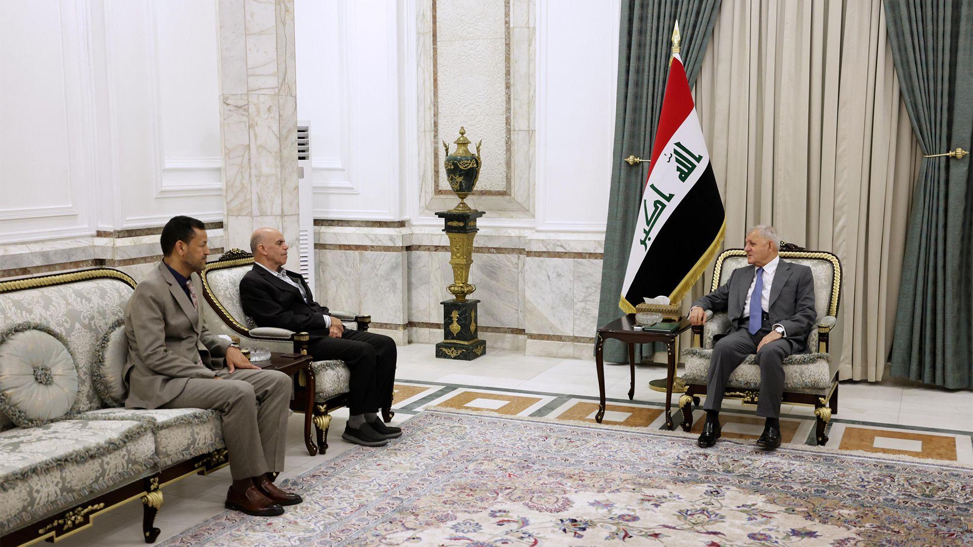 سەرۆک کۆمار پێشوازی لە وەفدێکی رێکخراوی پەروەردە و زانست و رۆشنبیری جیهانی ئیسلامی کرد