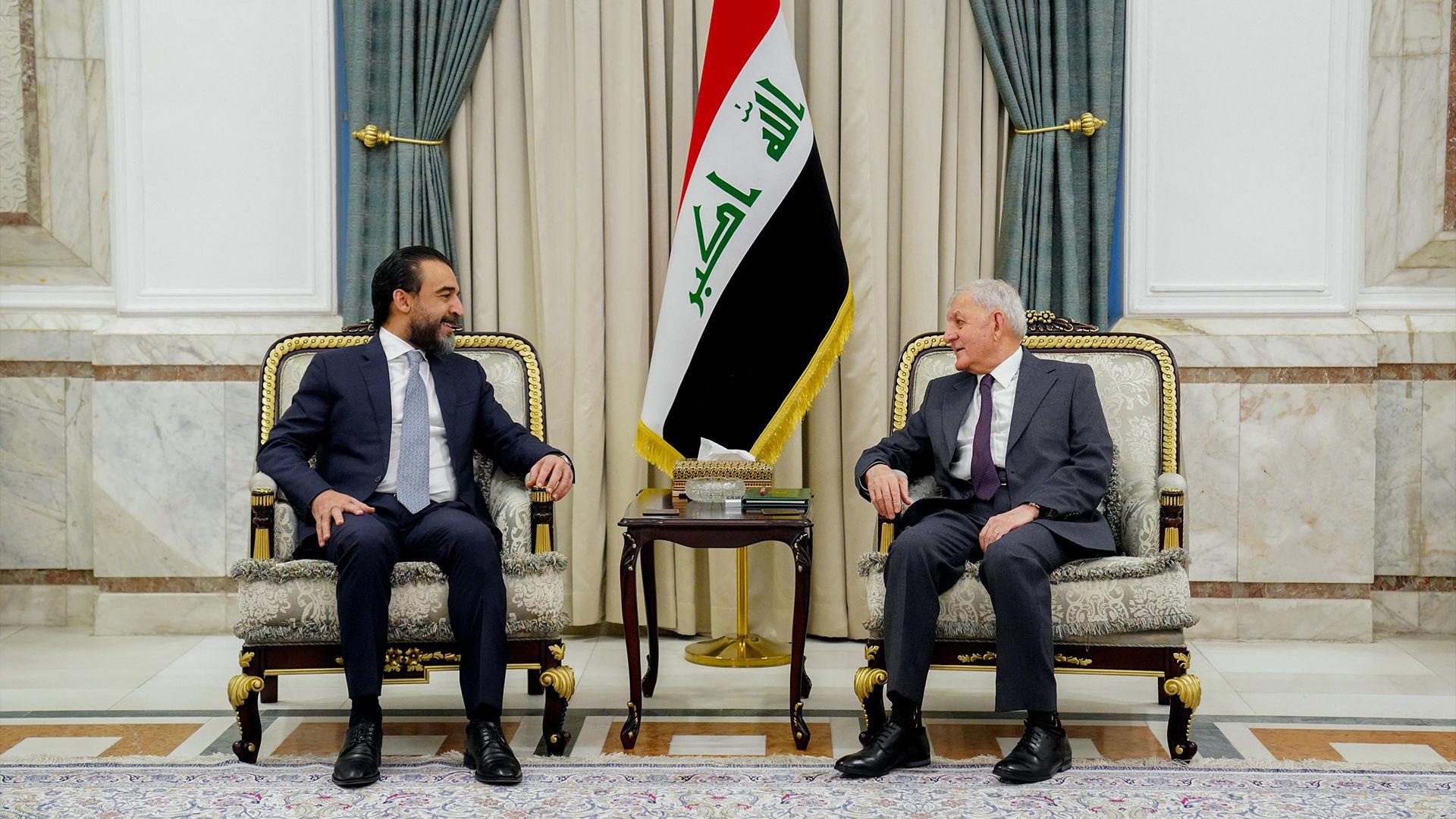 سەرۆک کۆمار پێشوازی لە سەرۆکی حزبی تەقەدوم دەکات