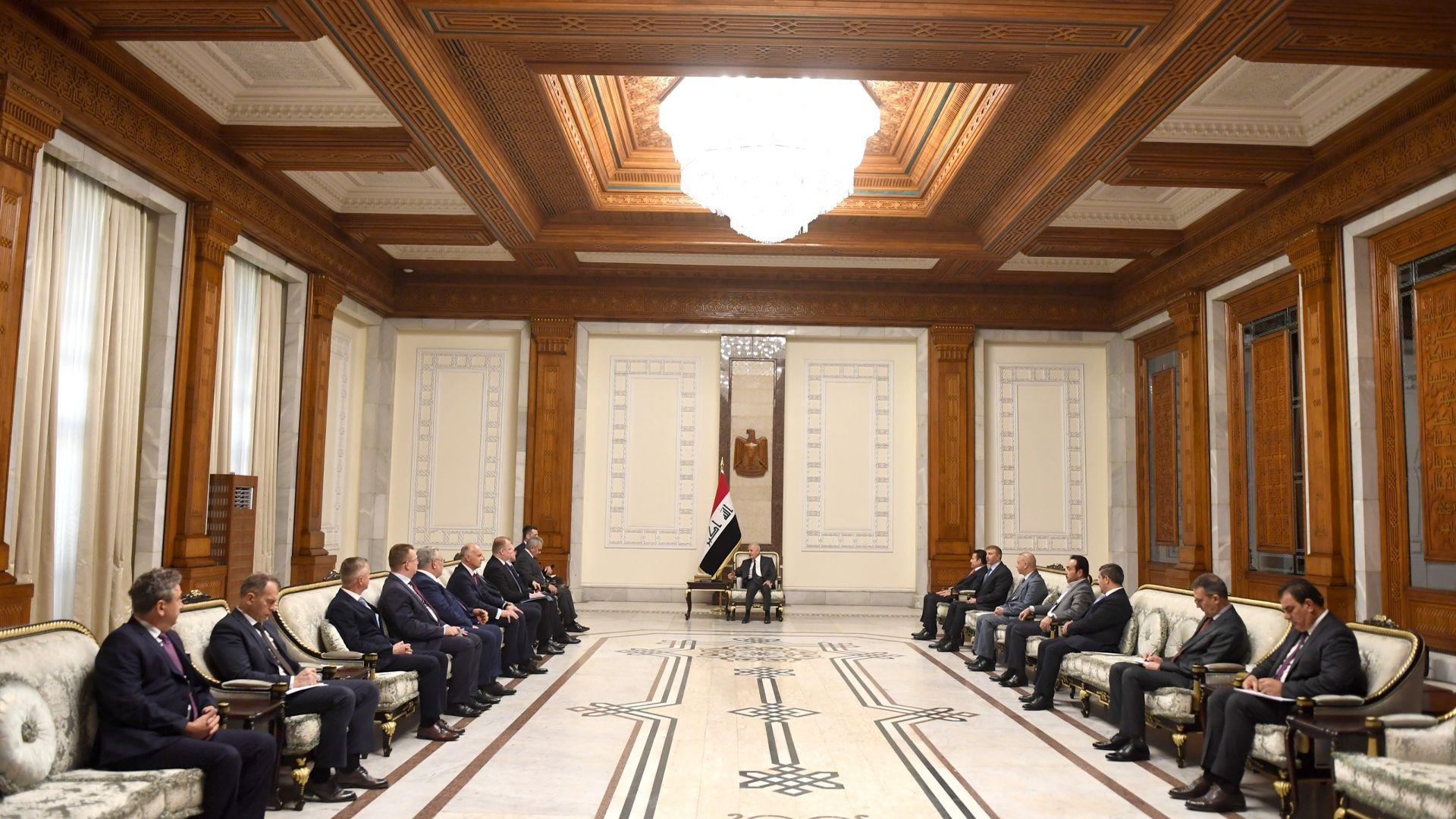 سەرۆک کۆمار پێشوازی لە سکرتێری گشتی ئەنجوومەنی باڵای ئاسایشی نەتەوەیی روسیای فیدڕاڵی دەکات