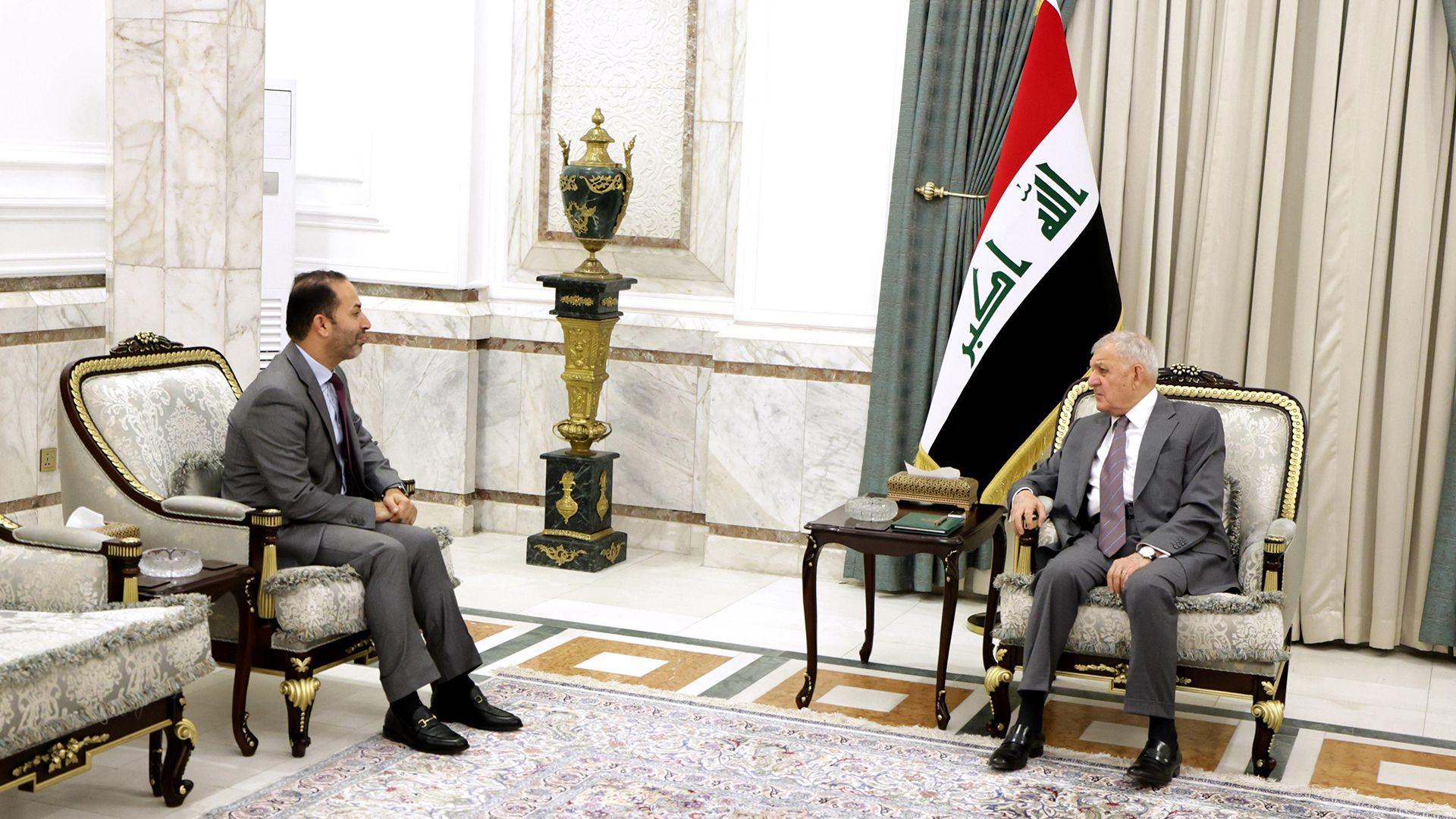 سەرۆک کۆمار پێشوازی لەباڵیۆزی ئوردن کرد