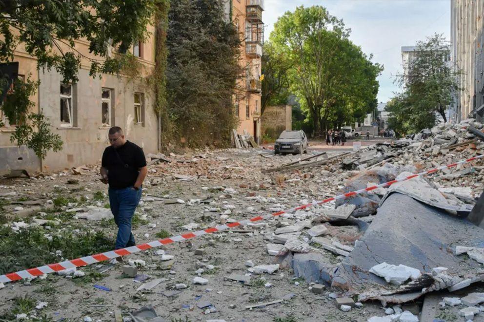 روسیا تەنیا لە شەوێکدا 514 درۆنی ئاڕاستەی ئۆکراین کردووە