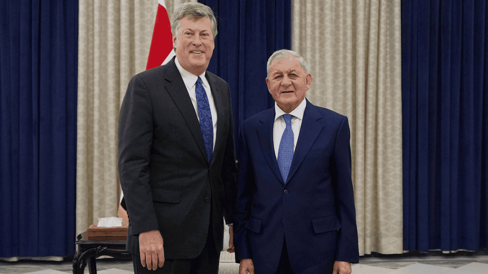 چاوپێکەوتنی سەرۆک کۆماری عیراق لەگەڵ واشنتۆن تایمزی ئەمریکی