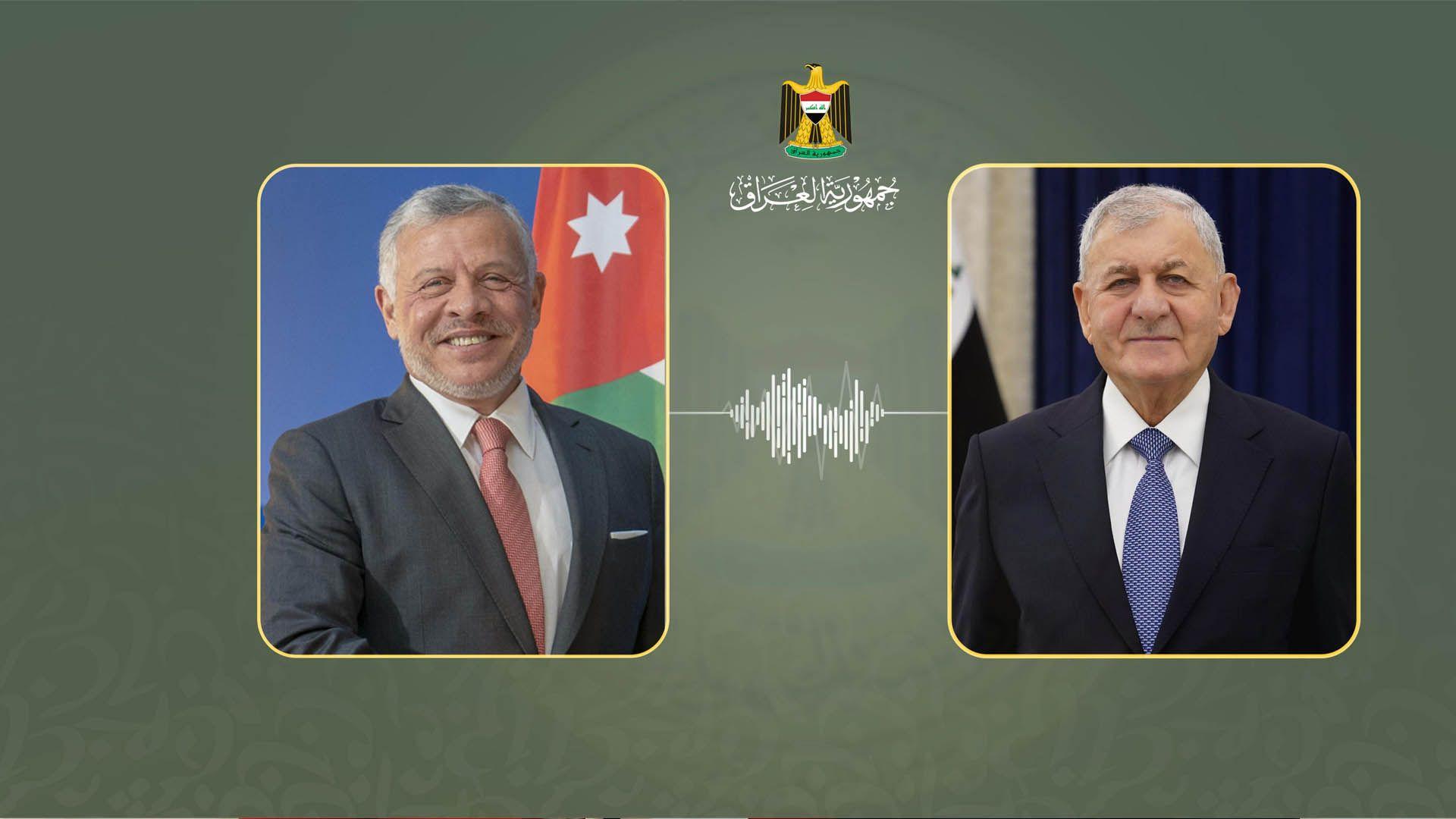 د.لەتیف رەشید و شای ئوردن جەختیان لەبەرەوپێشبردنی ئاسایش و سەقامگیری لەناوچەکە کردەوە