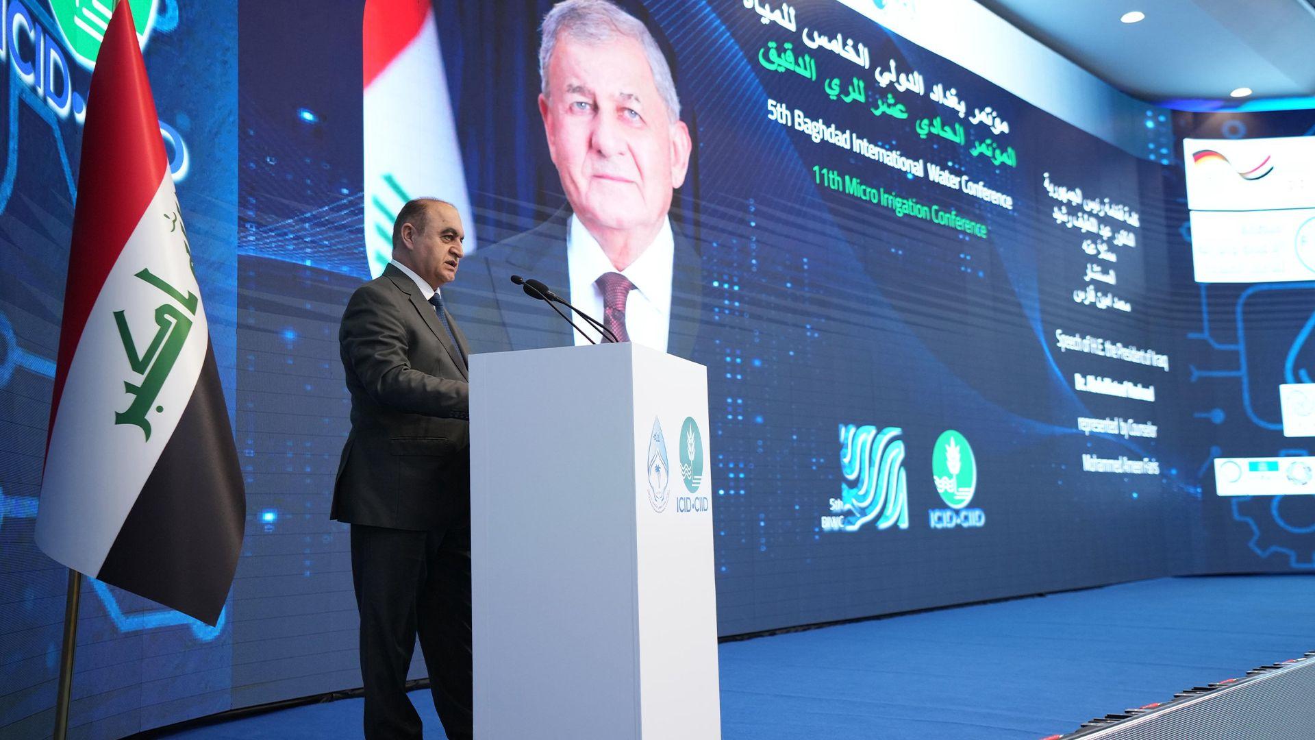 د. لەتیف رەشید: قەیرانی ئاو لە عیراق پرسێکی نیشتمانییە و دەبێت بەپێی ستراتیژی زانستی کاری بۆ بکەین