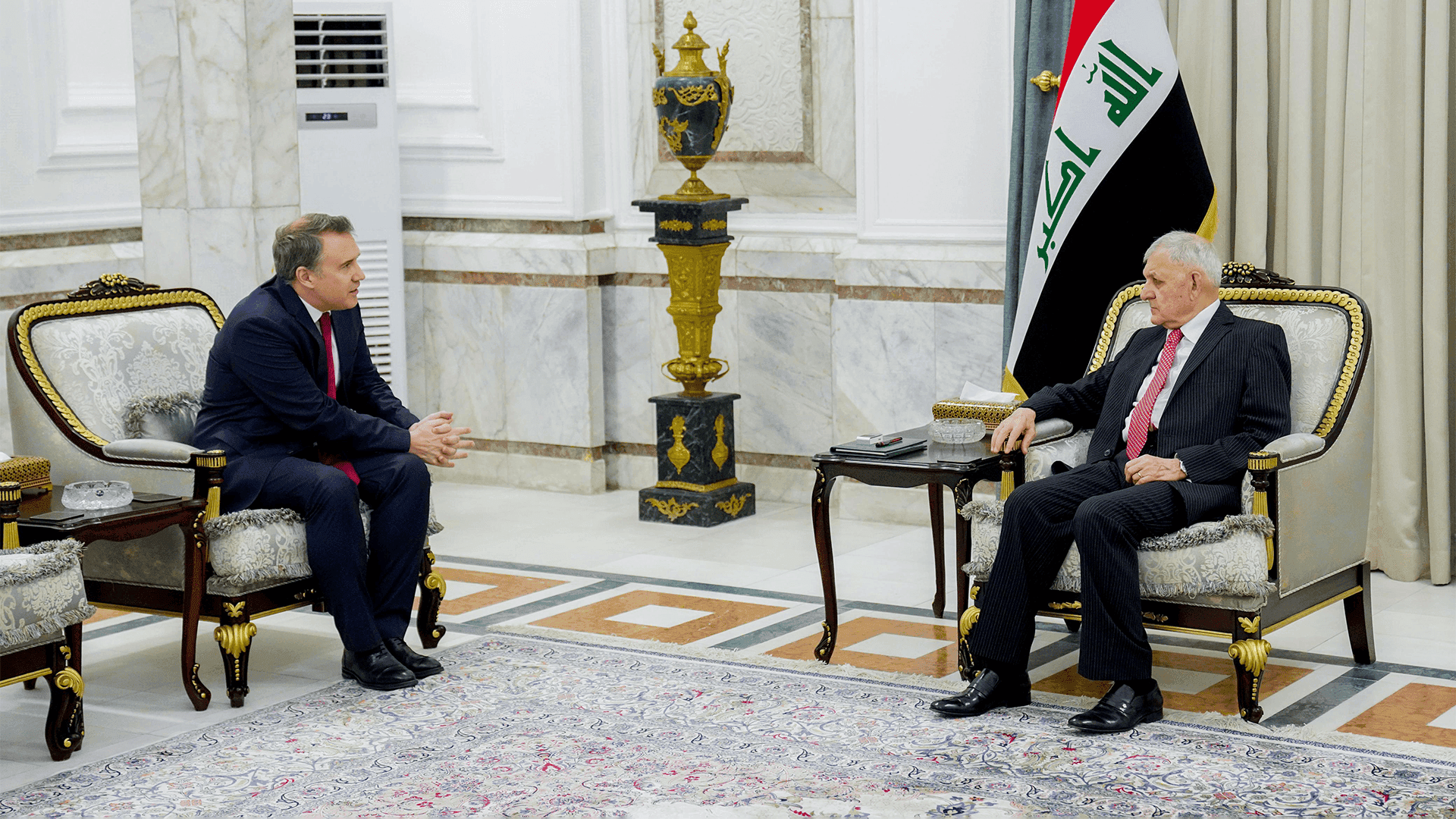 سەرۆک کۆمار پێشوازی لە باڵیۆزی تورکیا دەکات