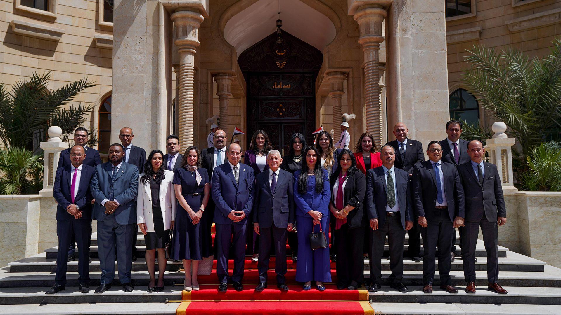 سەرۆک کۆمار: لوتکەی عەرەبی باس لەپرسە چارەنووسسازەکان دەکات