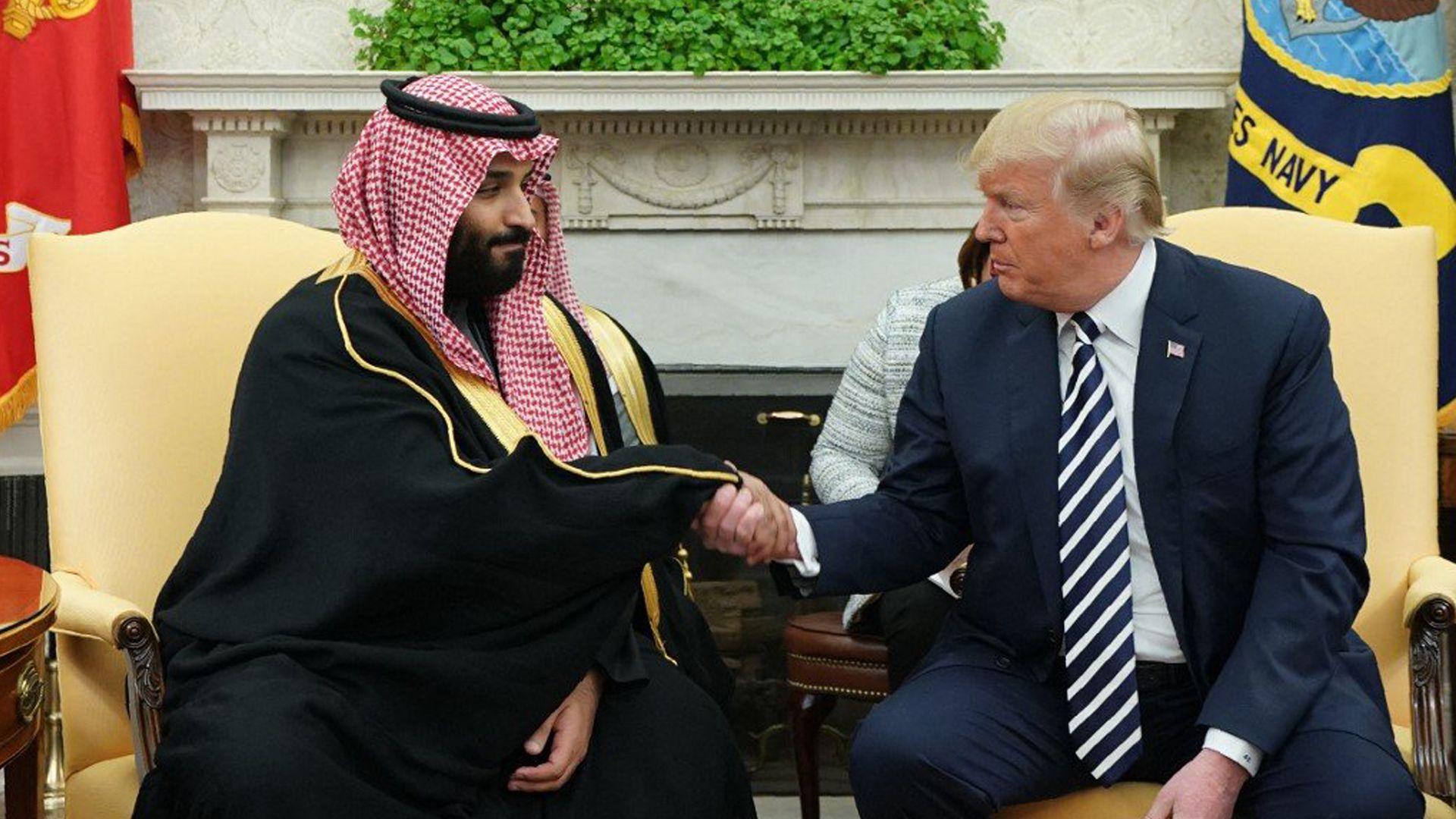 محەمەد بن سەلمان بۆ ترەمپ: بە بڕی 600 ملیار دۆلار وەبەرهێنان دەکەین لە ئەمریکا