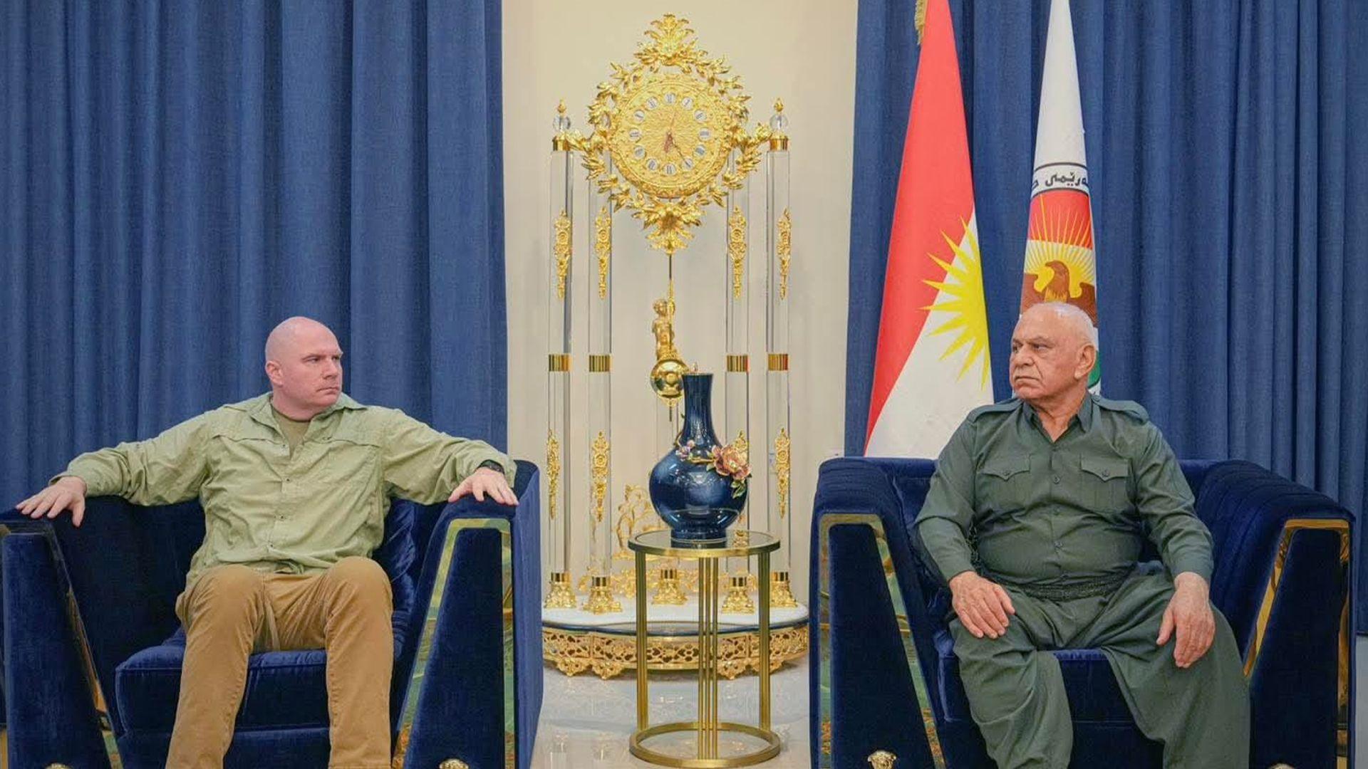 جێگری سەرۆکی هەرێم لەگەڵ راوێژکاری سەربازیی ئەمریکا کۆبووەوە