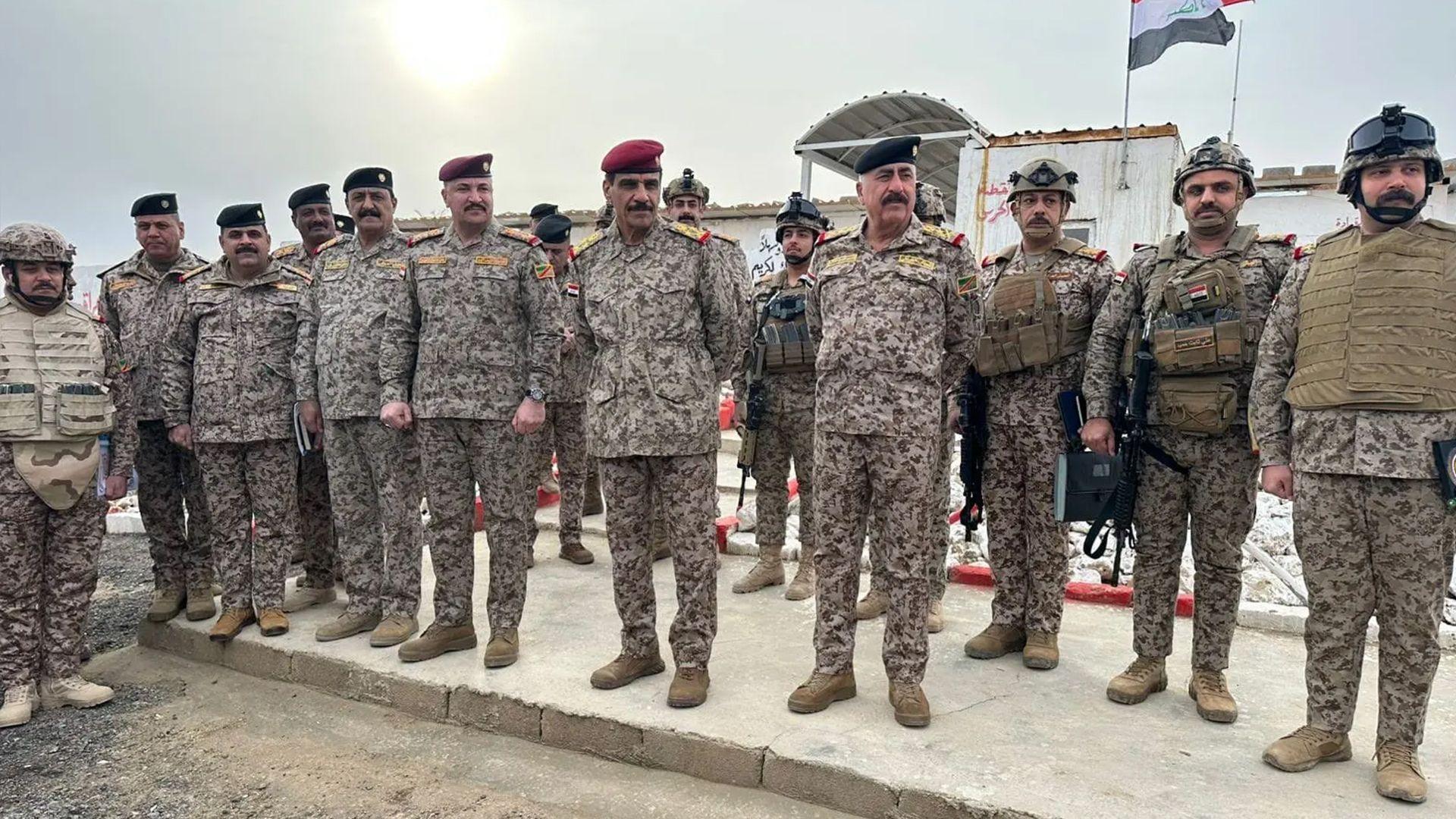 سەرۆكی ئەركانی سوپای عیراق بۆ چاودێریكردنی سنورەكان گەیشتە شەنگال