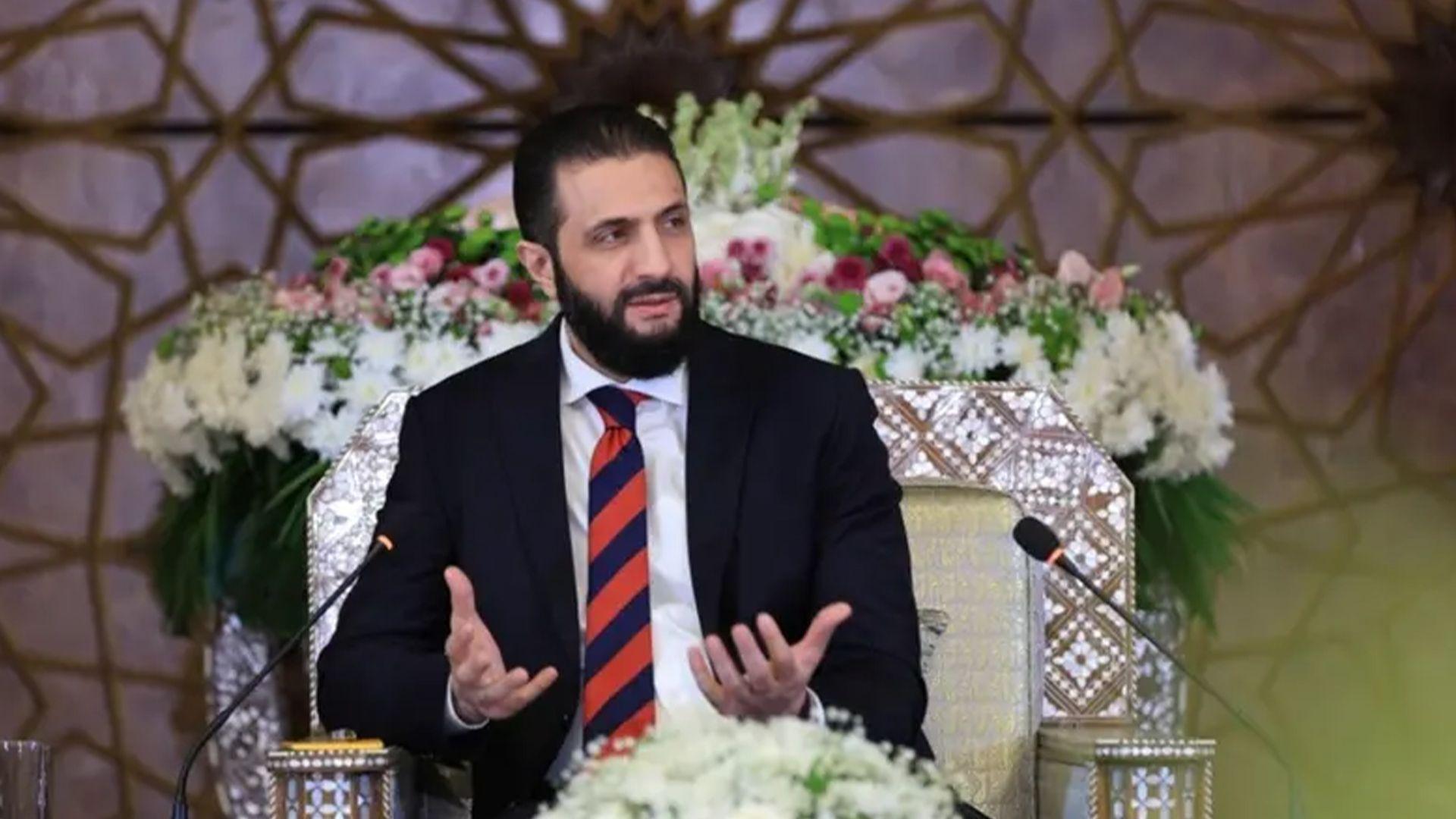 ئەحمەد شەرع ئەگەری دابەشبوونی وڵاتەكەی رەتدەكاتەوە