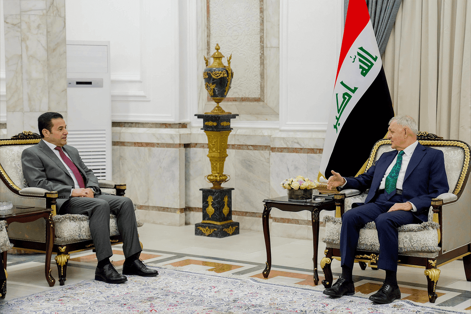 سەرۆک کۆمار و راوێژكاری ئاسایشی نەتەوەیی عیراق کۆبوونەوە