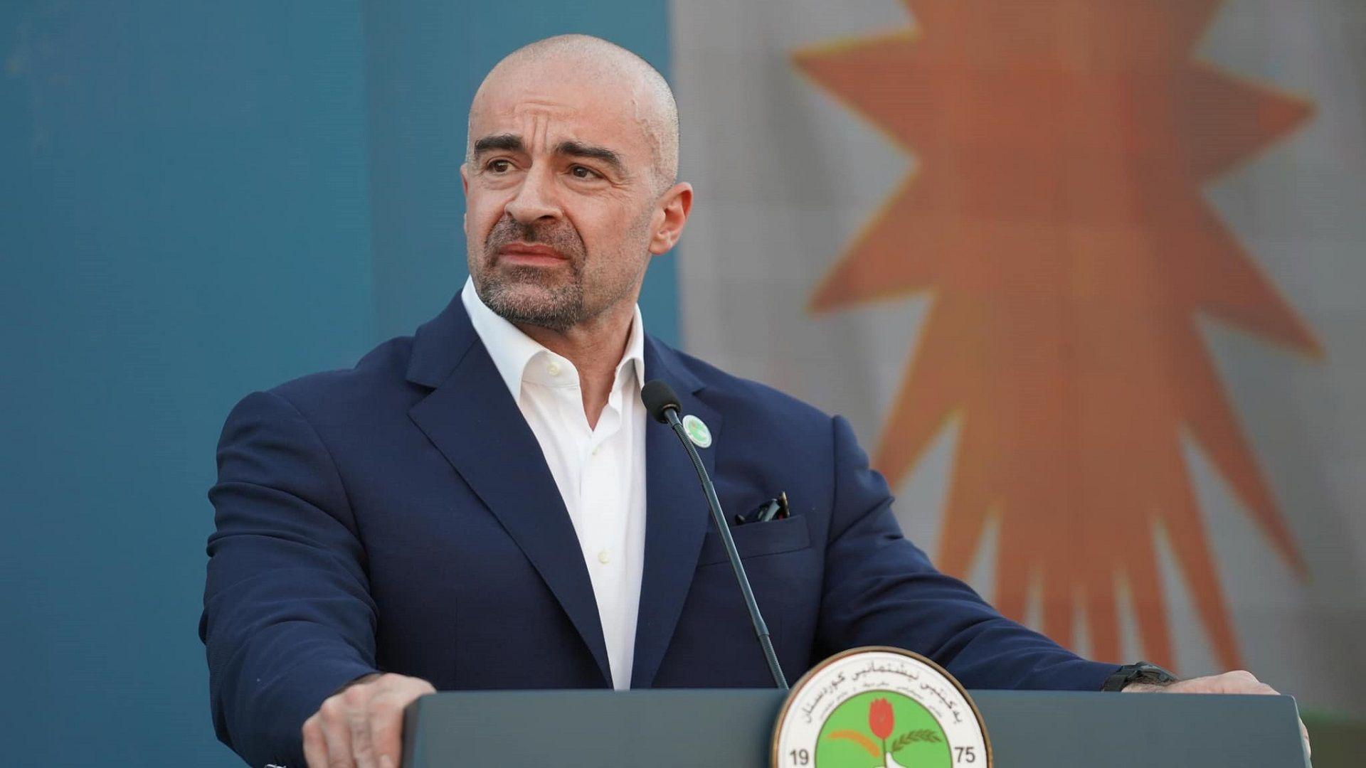 سەرۆكی یەكێتی  نیشتمانیی كوردستان بە مەبەستی بەشداریكردن لە رێوەرسمی ماڵئاوای لە عەلی خامنەیی لە تارانە
