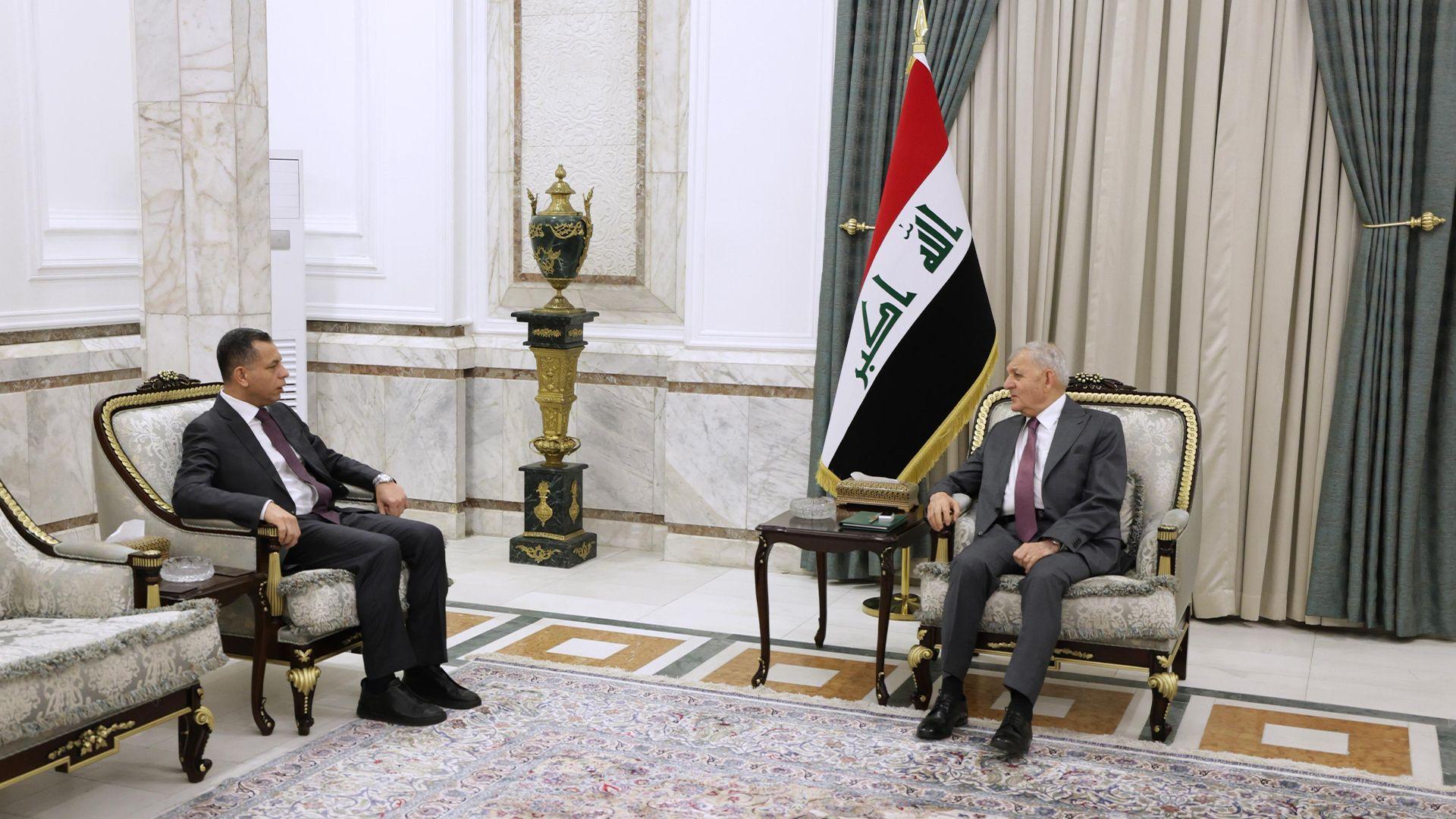 سەرۆک کۆمار پێشوازی لەسەرۆکی دەزگای هەواڵگری نیشتمانی کرد