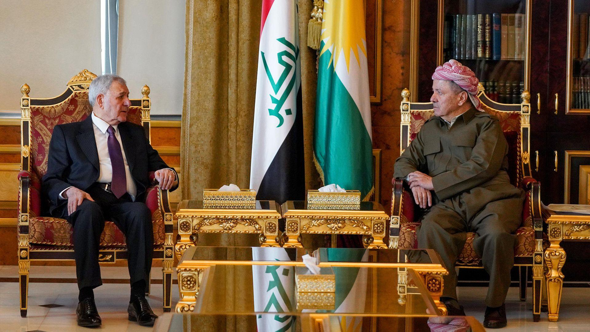 سەرۆک کۆمار و سەرۆکی پارتی دیموکراتی کوردستان کۆبوونەوە