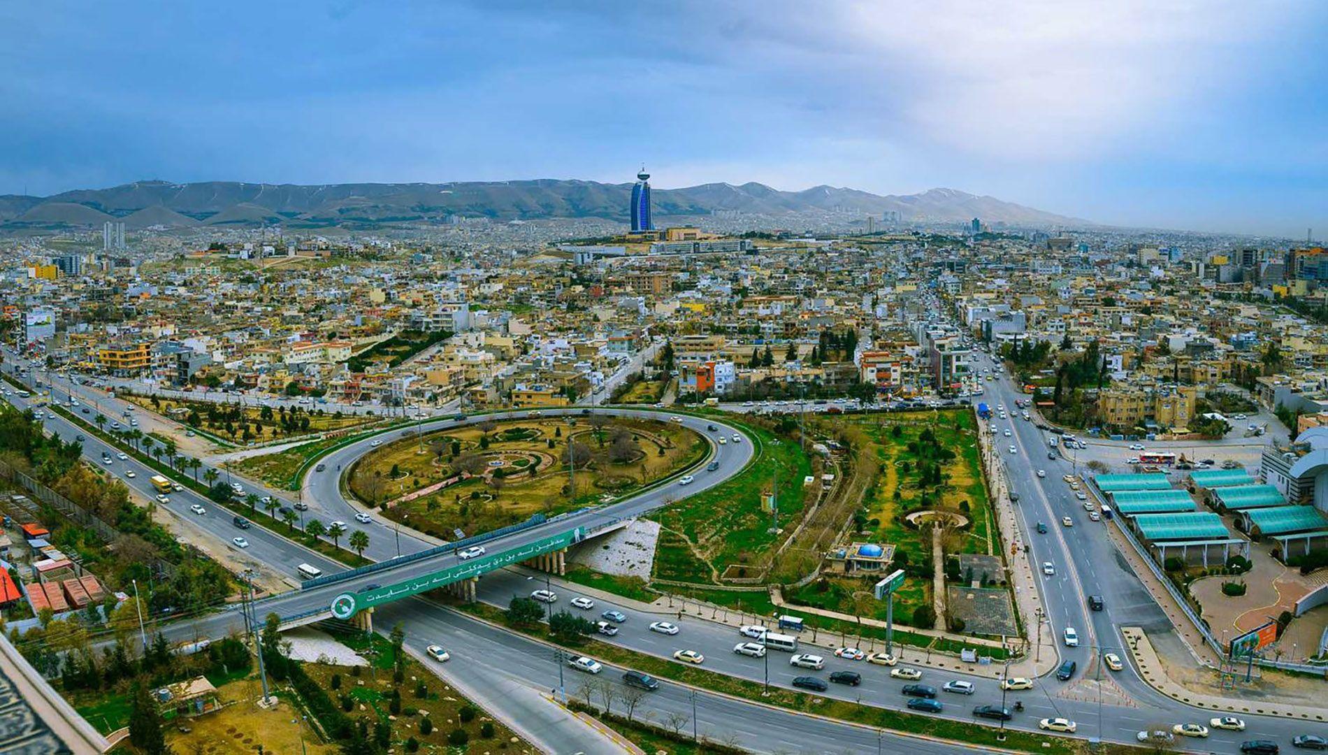 بەشێکی شەقامی بازنەیی مەلیک مەحمود بەربەست دەکرێت