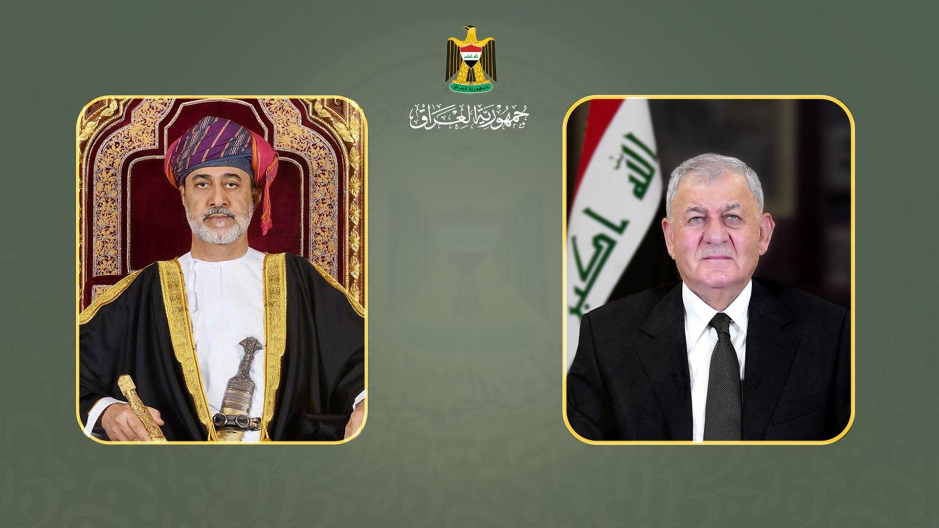 سەرۆک کۆمار و سوڵتانی عومان تاووتوێی بارودۆخی ناوچەکەیان کرد