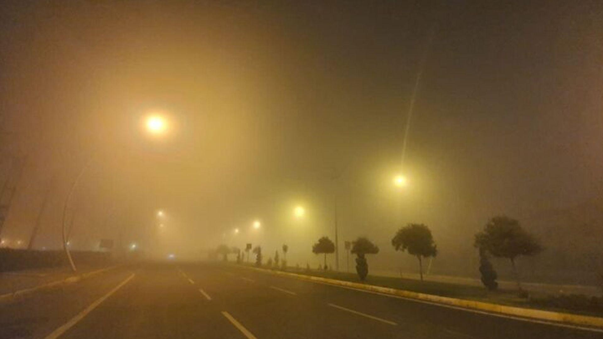 کەشناسی هەرێم: بەهۆی تەمومژەوە مەوداوی بینین لە هەولێر بۆ 200م کەمبووەتەوە