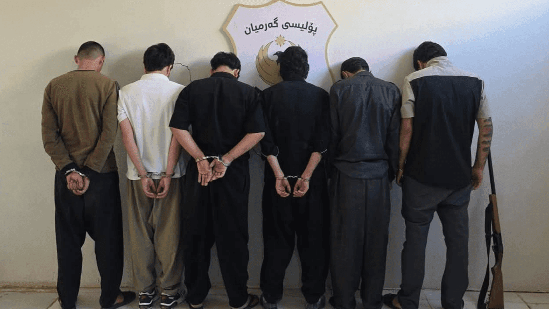 پۆلیسی گەرمیان: شەش تۆمەتبار لەناو بازاڕی کەلار بە تاپڕ تەقەیان کردبوو دەستگیرکران