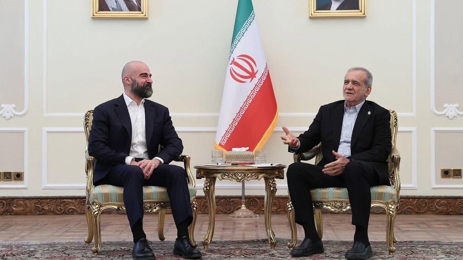 بافڵ جەلال تاڵەبانی و مەسعود پزیشکیان لە تاران کۆبوونەوە