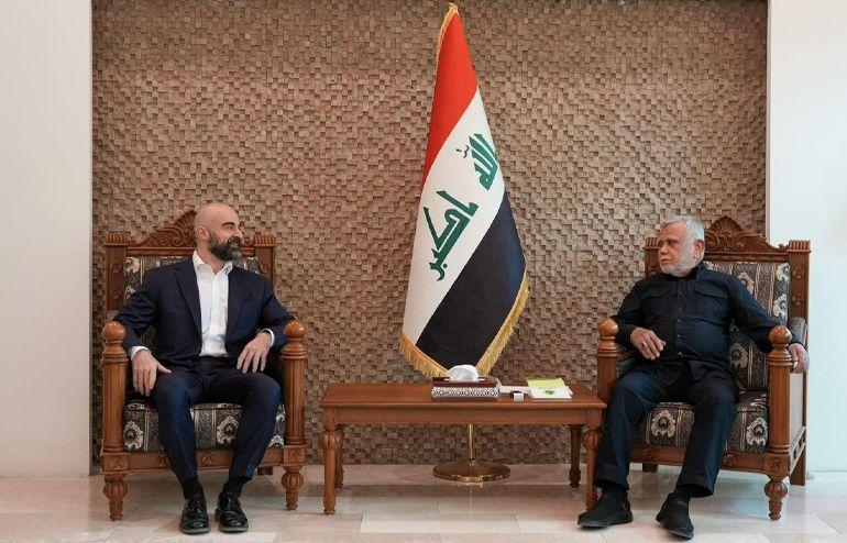 بافڵ جەلال تاڵەبانی لە بەغداد لەگەڵ هادی عامری کۆبووەوە