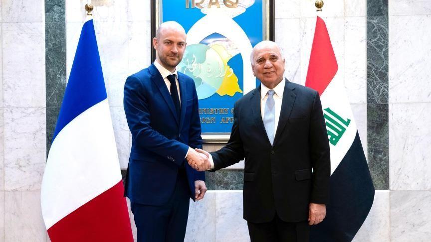 وزير الخارجية العراقي يؤكد لنظيره الفرنسي أهمية الحيلولة دون توسع رقعة الحرب