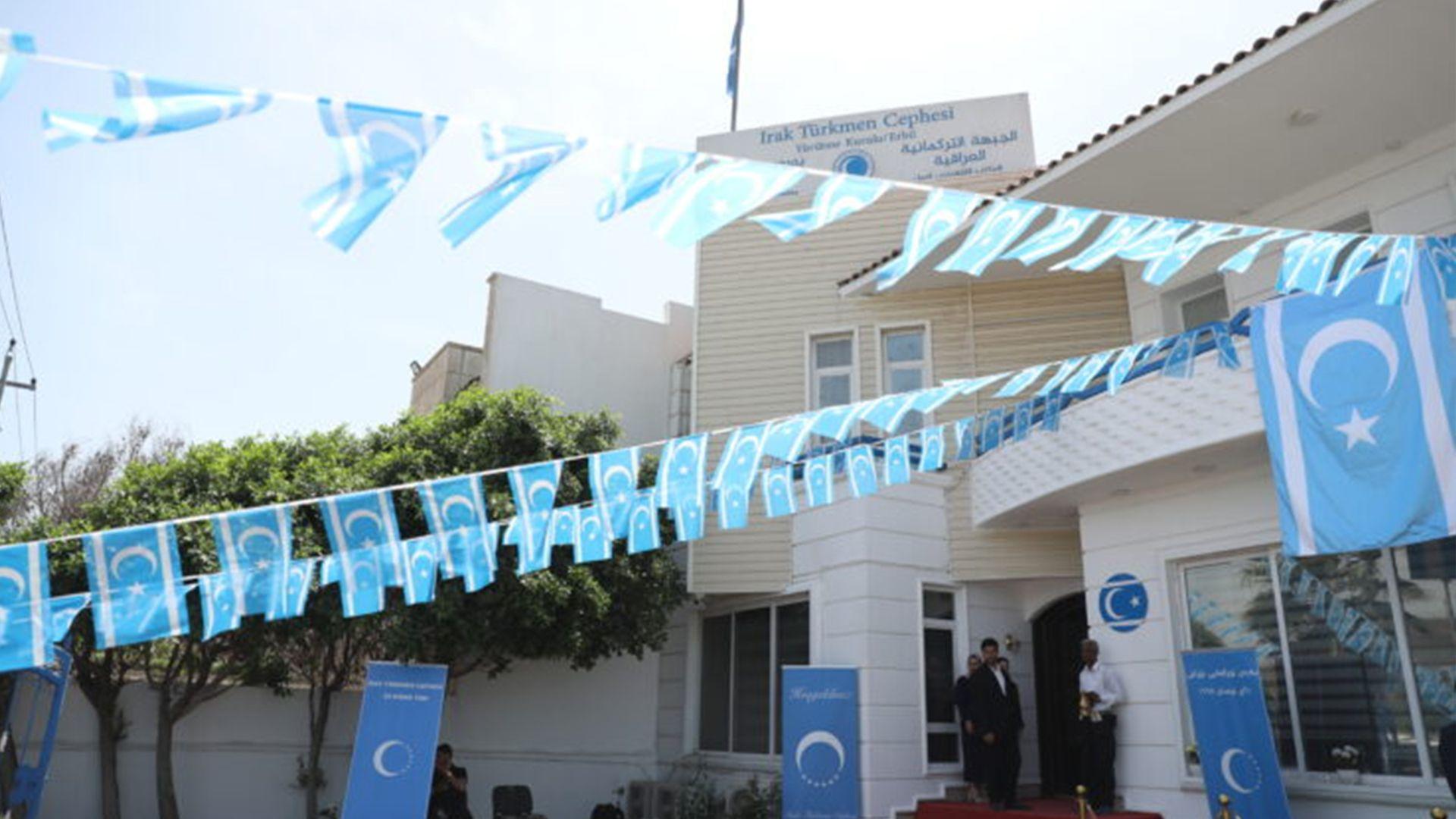 لە بارەگای بەرەی تورکمانی لە هەولێر شەڕوئاڵۆزی دروست بوو