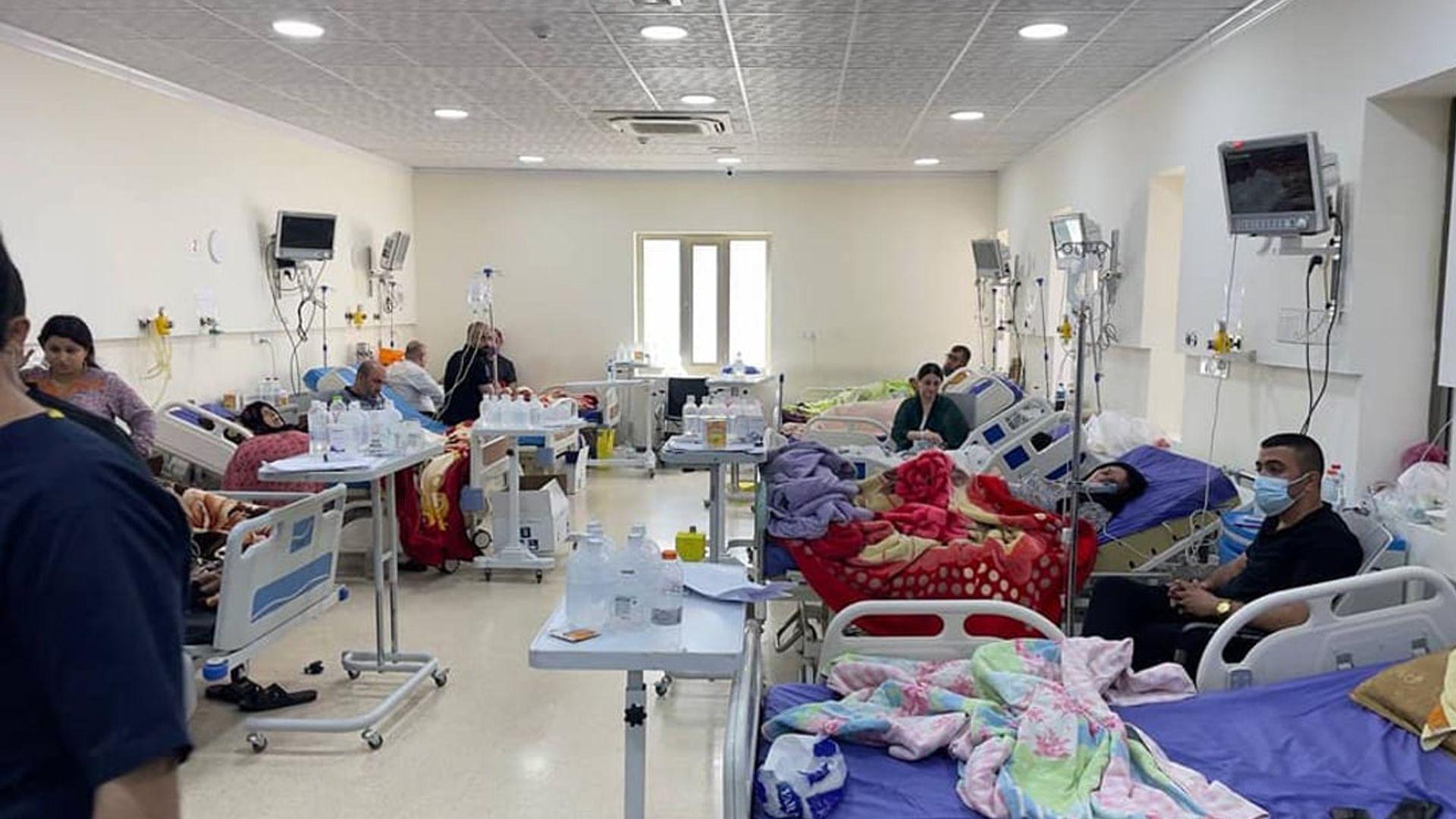 نزیكەی هەزار كەس لە قەزای شارەزوور بە هۆكارێكی نادیار تووشی سكچون و رشانەوە بوون 