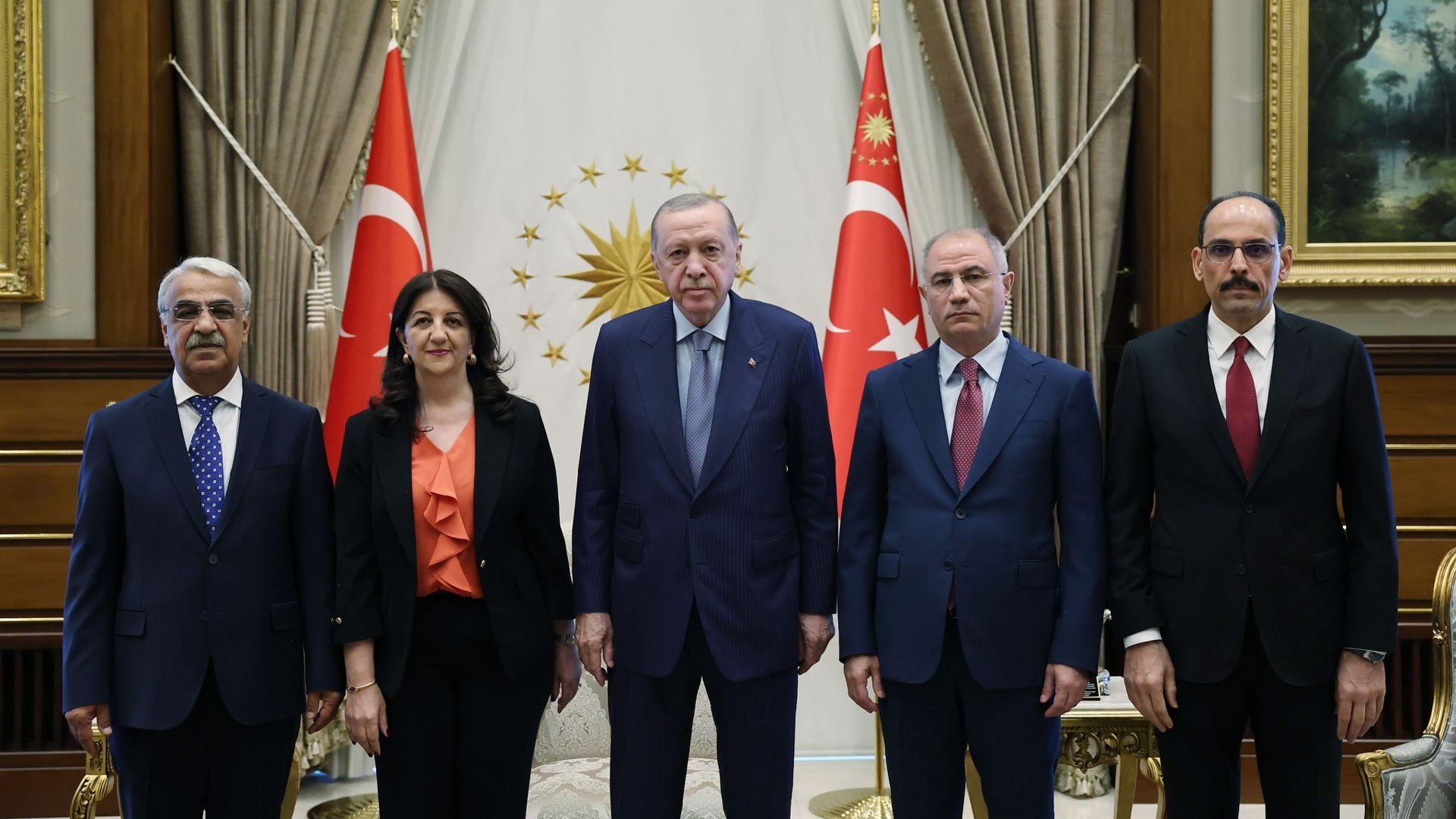 وەفدی ئیمراڵی و سەرۆک کۆماری تورکیا کۆبوونەوە