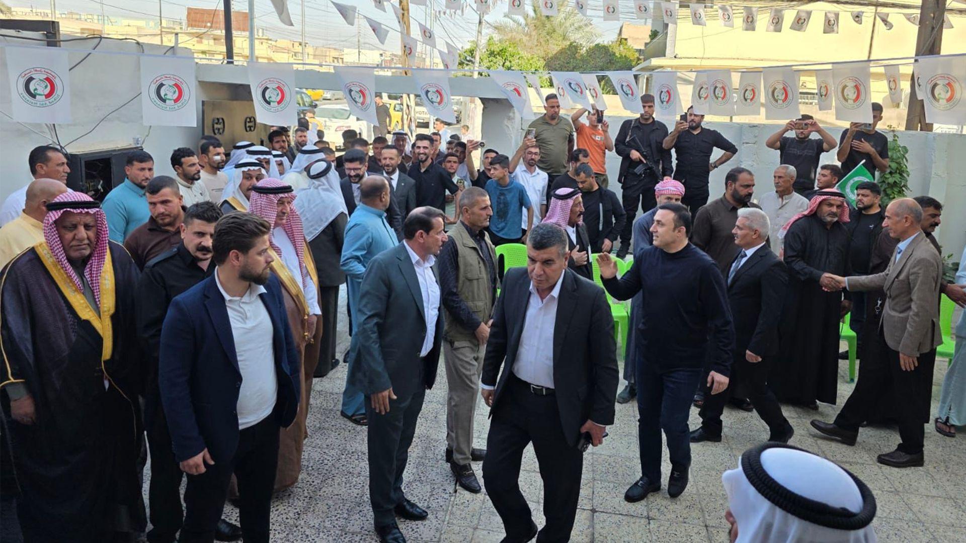 وەفدێکی یەکێتی چەند کەسایەتییەکی نەینەوا بەسەردەکەنەوە