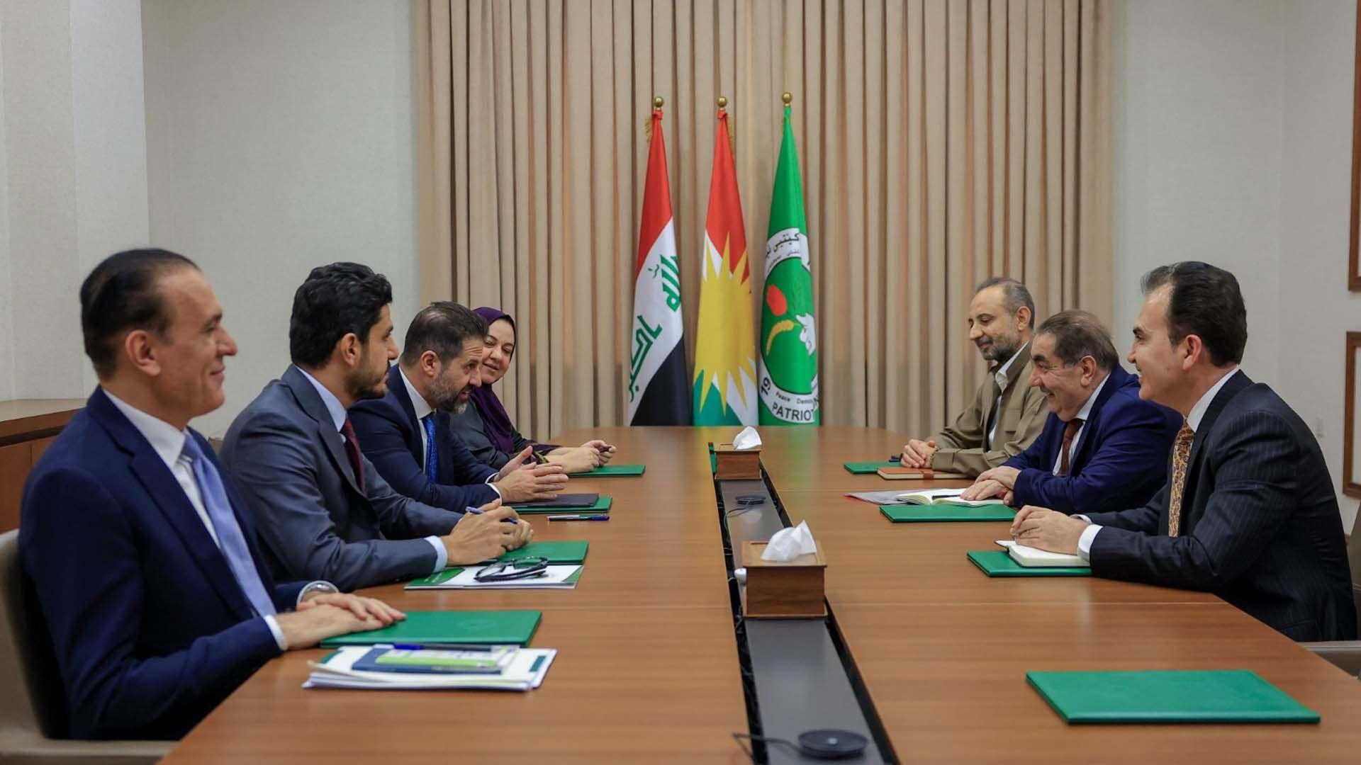 وەفدی باڵای دانوستانكاری یەكێتی و پارتی كۆبوونەوە