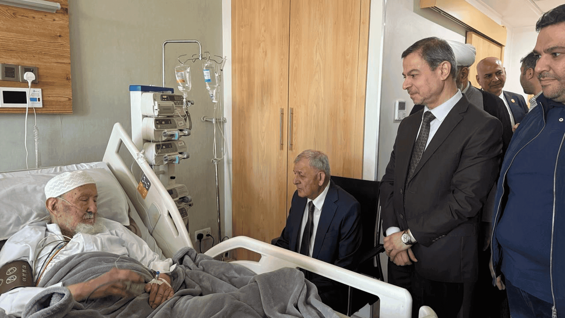 سەرۆک کۆمار لە تەندروستی ئایەتوڵڵا سەماحەتی شێخ محەمەد ئیسحاق فەیاز دەپرسێت