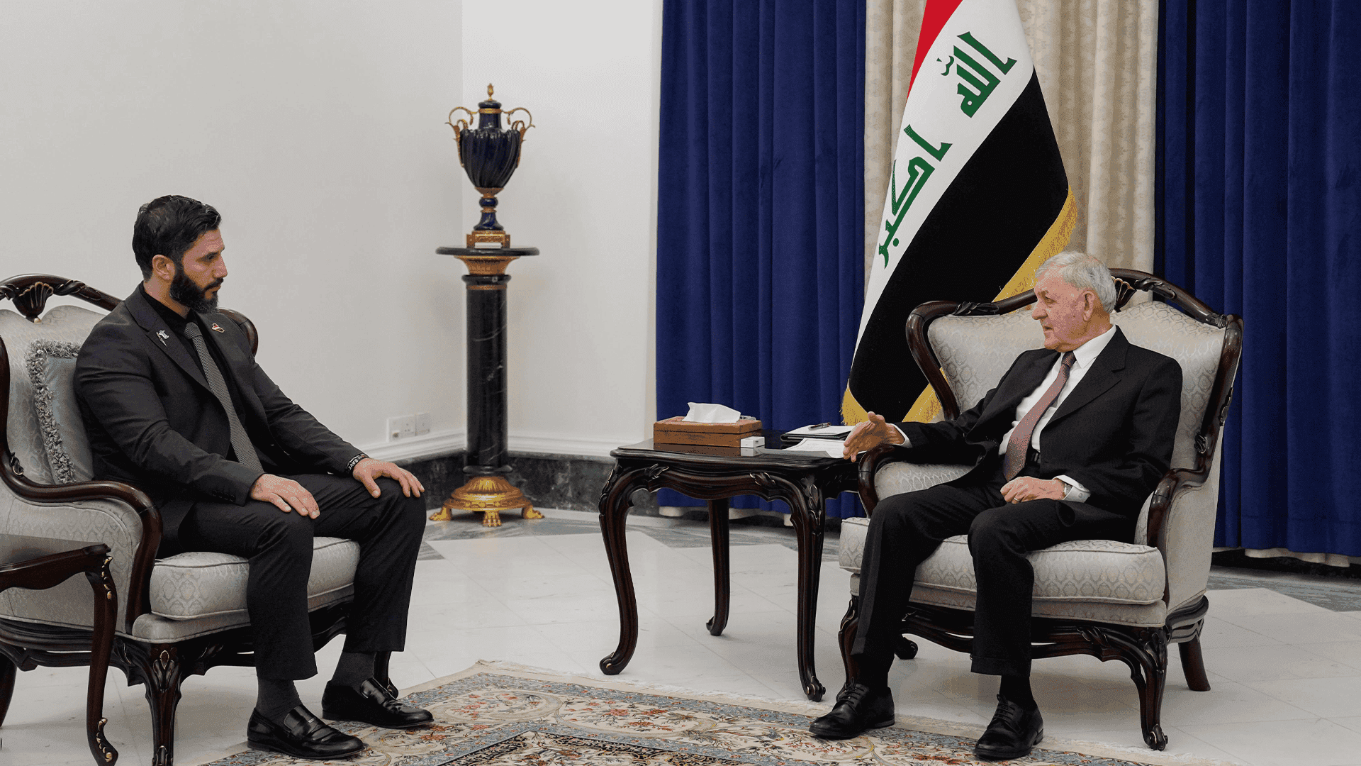 سەرۆک کۆمار پێشوازی لە دکتۆر محەمەد تاهیر ئەبورەغیف کرد